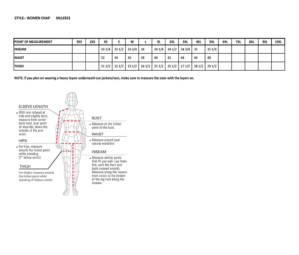 Chaps for Women Black Lightweight Goat Skin- Crinkled Stripes Reflective Motorcycle Chap- MLL6501