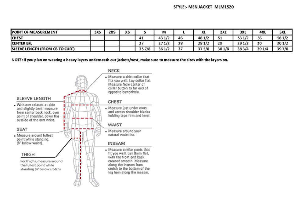 MLM1520 Men's Pistol Pete Vented Black Leather Cruiser Jacket