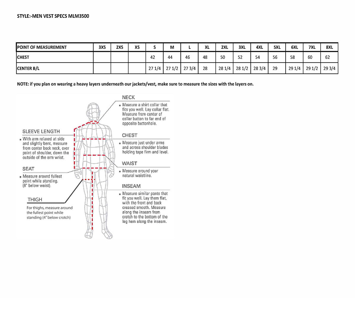 MLM3500 Men's Swat Style Rider Leather Vest w/ Single Panel Back for Club Patches