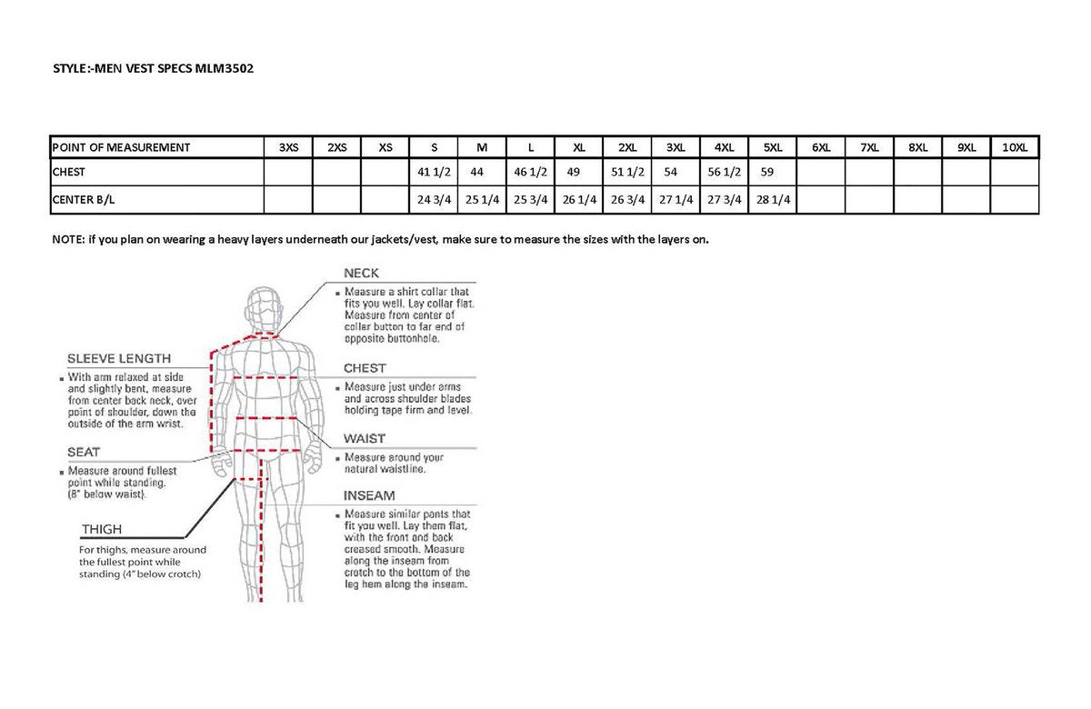 MLM3502 Men's Black Premium Leather Motorcycle Rider Vest with Cool-Tec Leather Treatment Tech