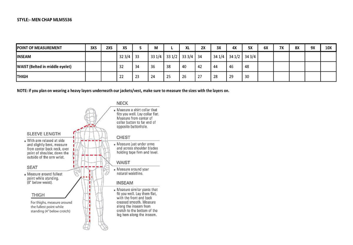 Chaps for Men's Vintage Grey Slate Leather - Deep Zipped Thigh Pockets Motorcycle Chap - MLM5536