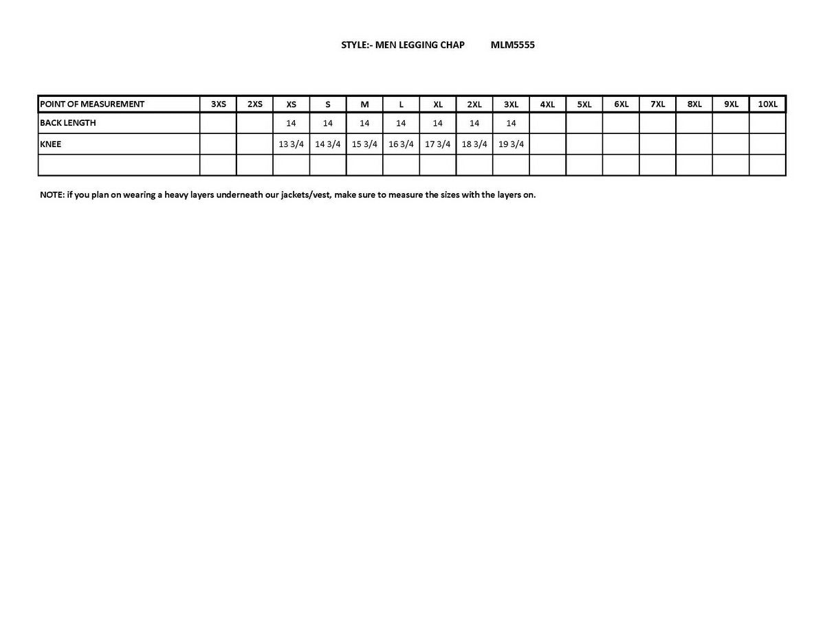 MLM5555 Unisex Brown Leather Half Motorccyle Riding Chaps with Back Zipper