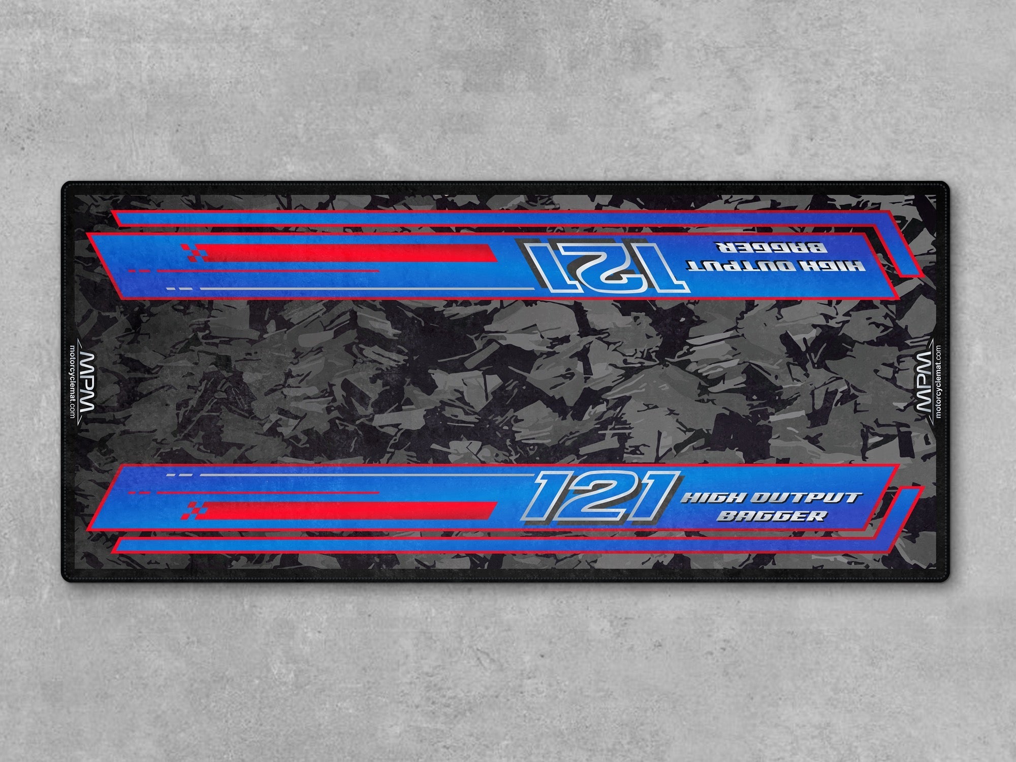 MPM Motorcycle Mat for Touring Motorcycle "High Output Bagger" - MM4287