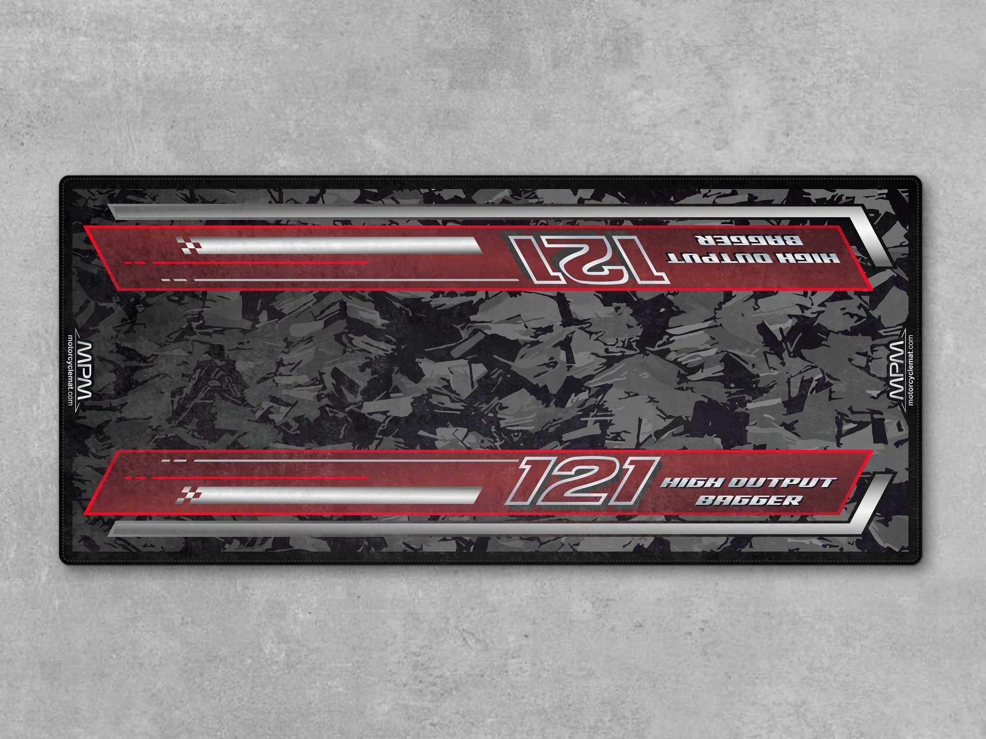 MPM Motorcycle Mat for Touring Motorcycle "High Output Bagger" - MM4287