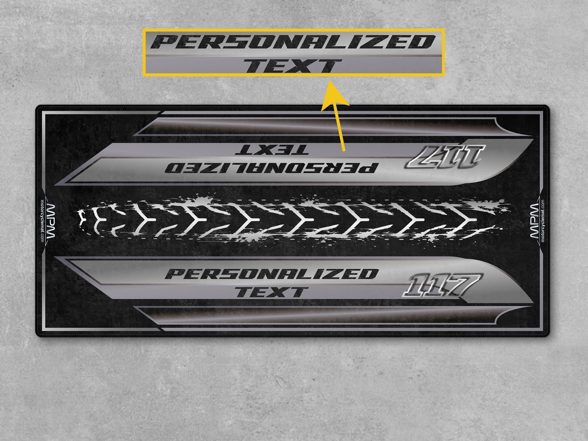 MPM Motorcycle Mat for Touring Motorcycle "Street Soul Ultra Mind" - MM4317