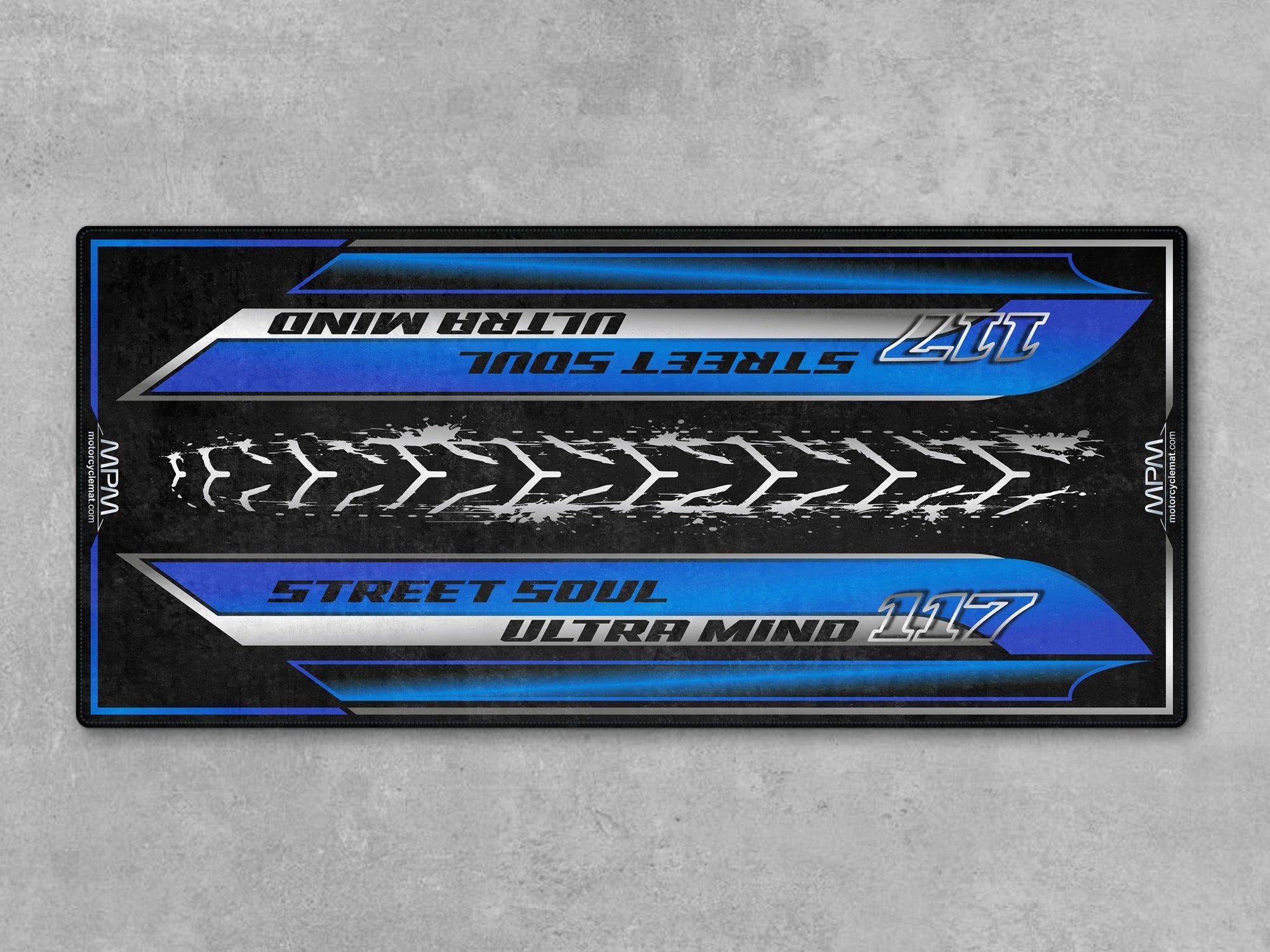 MPM Motorcycle Mat for Touring Motorcycle "Street Soul Ultra Mind" - MM4317