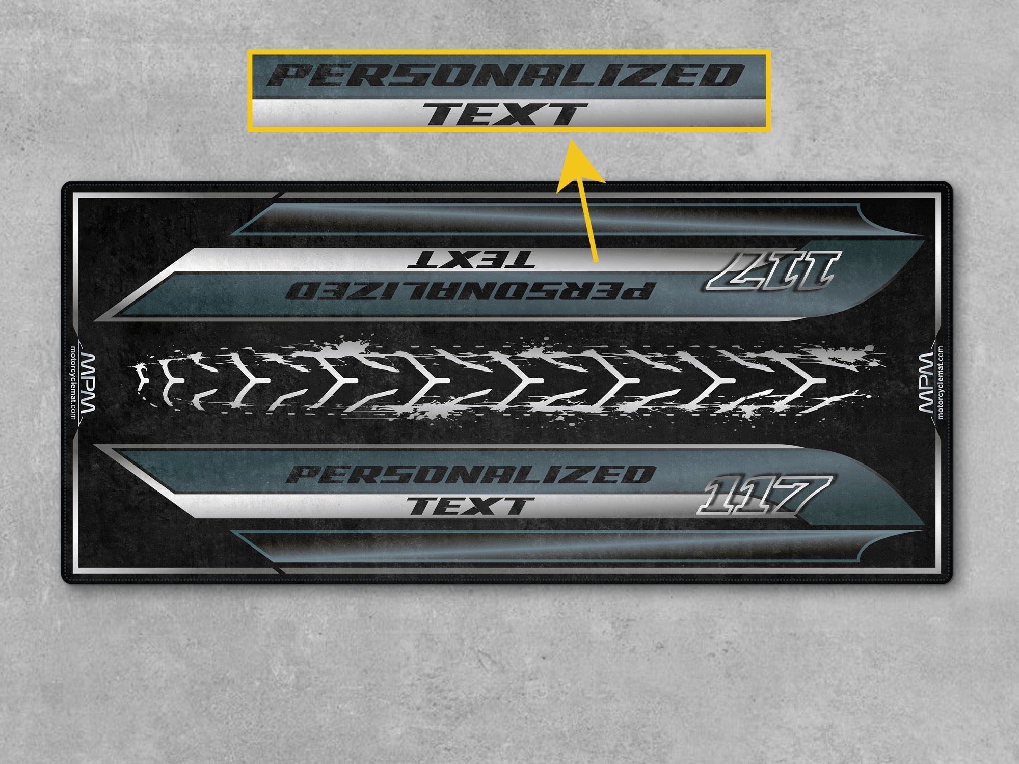 MPM Motorcycle Mat for Touring Motorcycle "Street Soul Ultra Mind" - MM4317