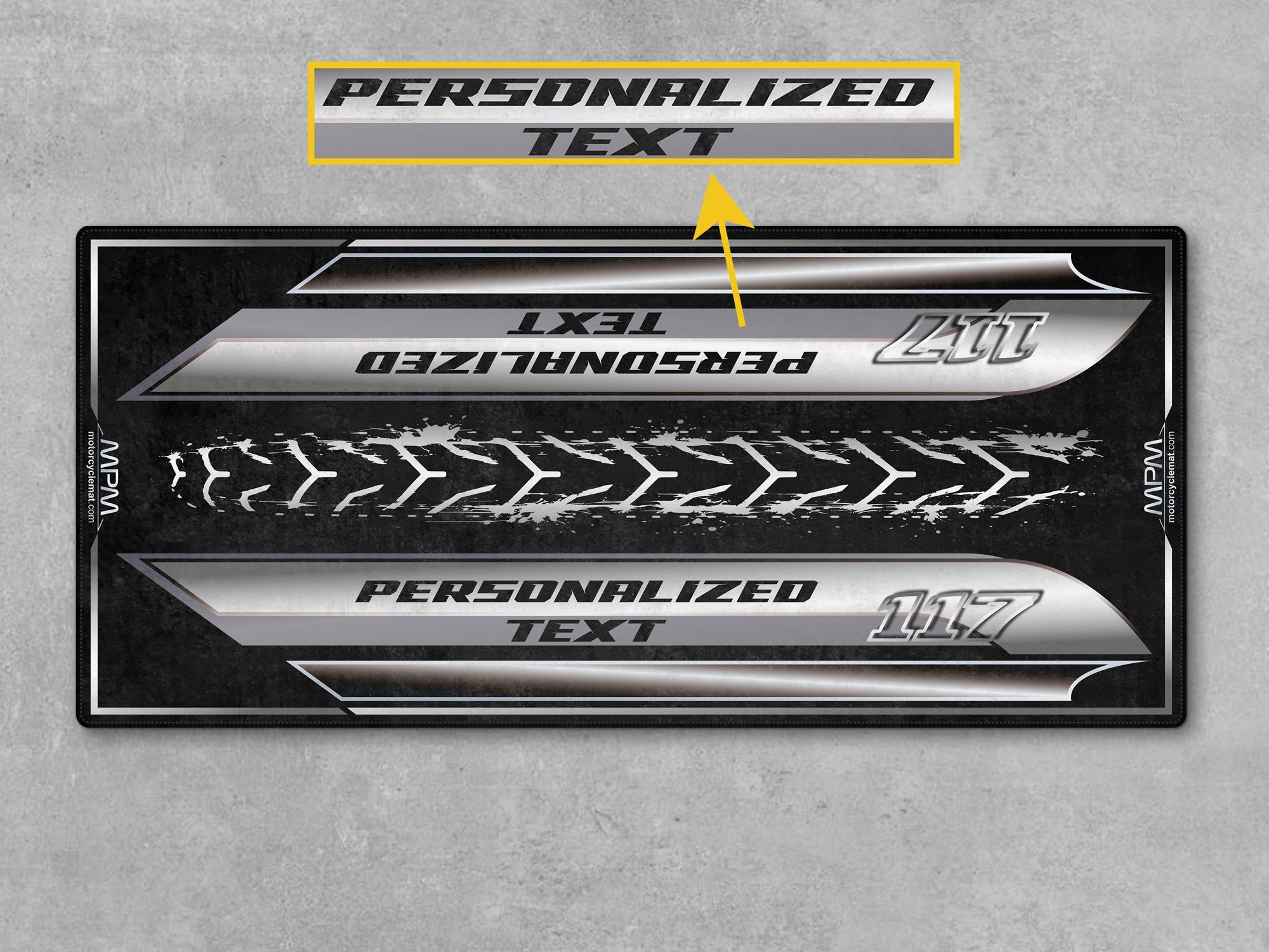 MPM Motorcycle Mat for Touring Motorcycle "Street Soul Ultra Mind" - MM4317