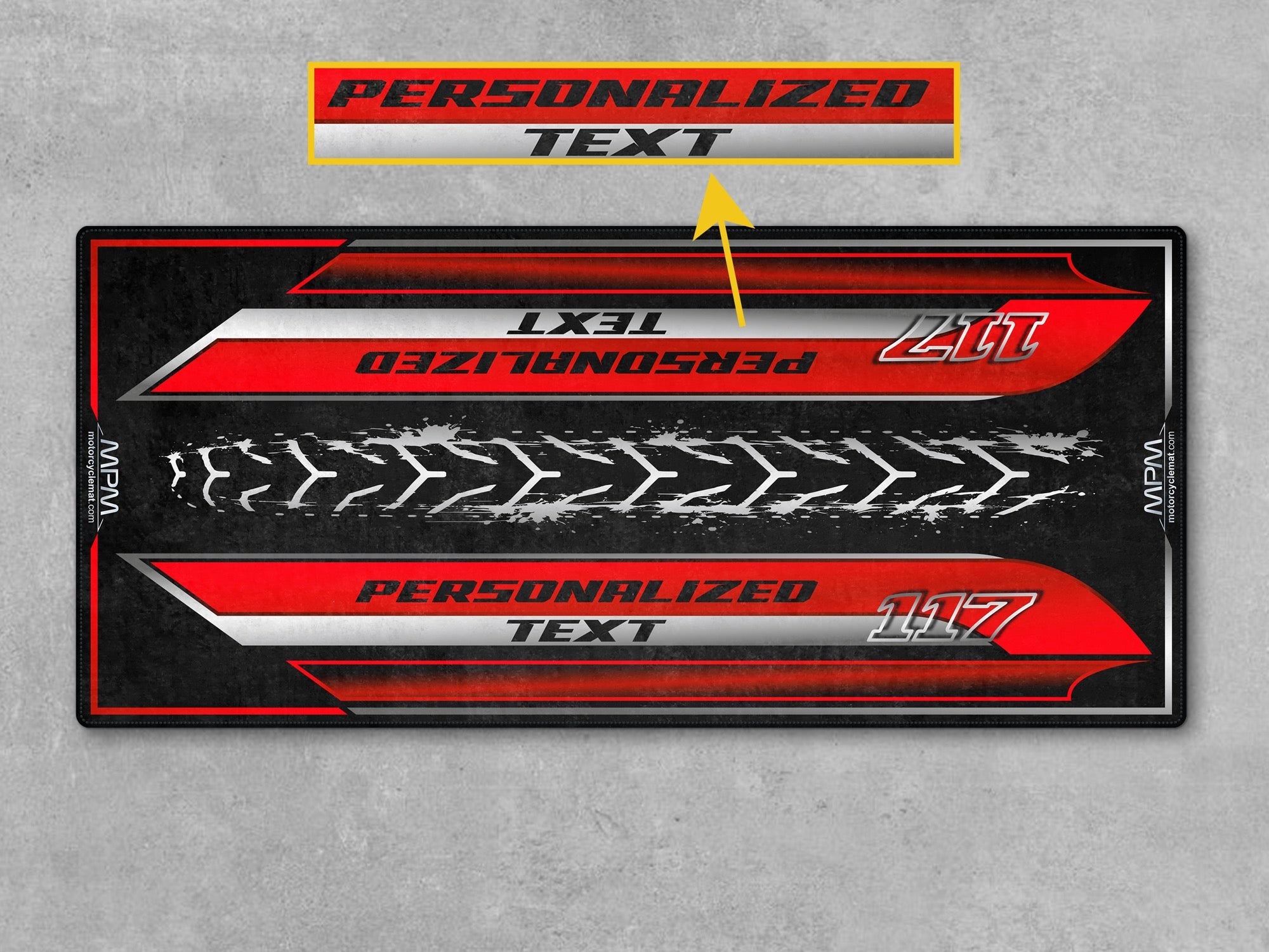 MPM Motorcycle Mat for Touring Motorcycle "Street Soul Ultra Mind" - MM4317