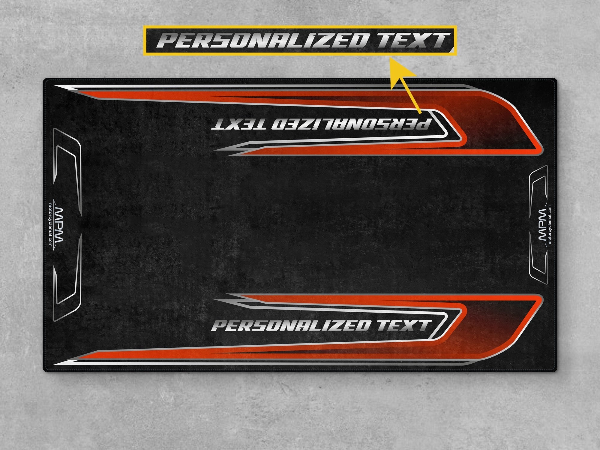 MPM Motorcycle Mat for Trike Motorcycle "Your Road Your Reasons" - MM4319