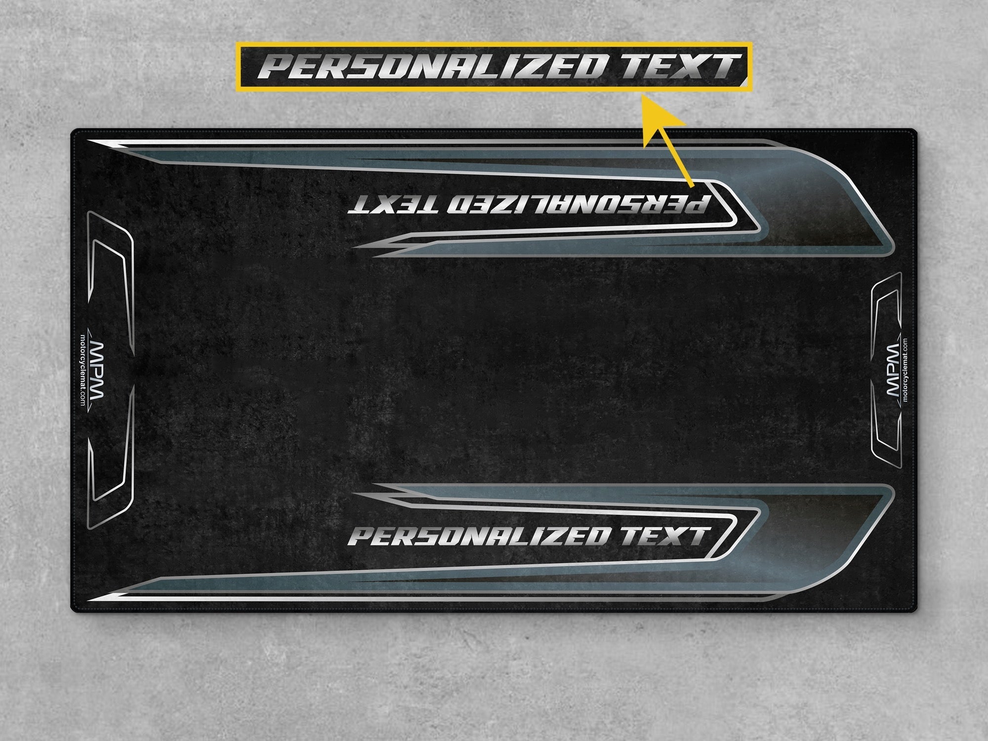 MPM Motorcycle Mat for Trike Motorcycle "Your Road Your Reasons" - MM4319