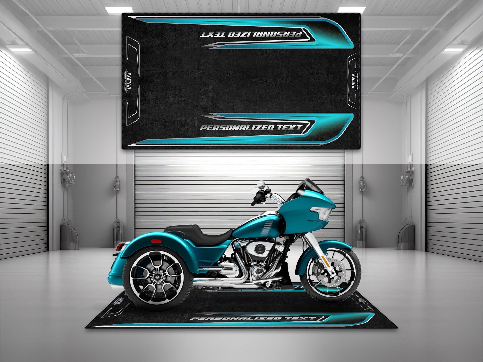 MPM Motorcycle Mat for Trike Motorcycle "Your Road Your Reasons" - MM4319