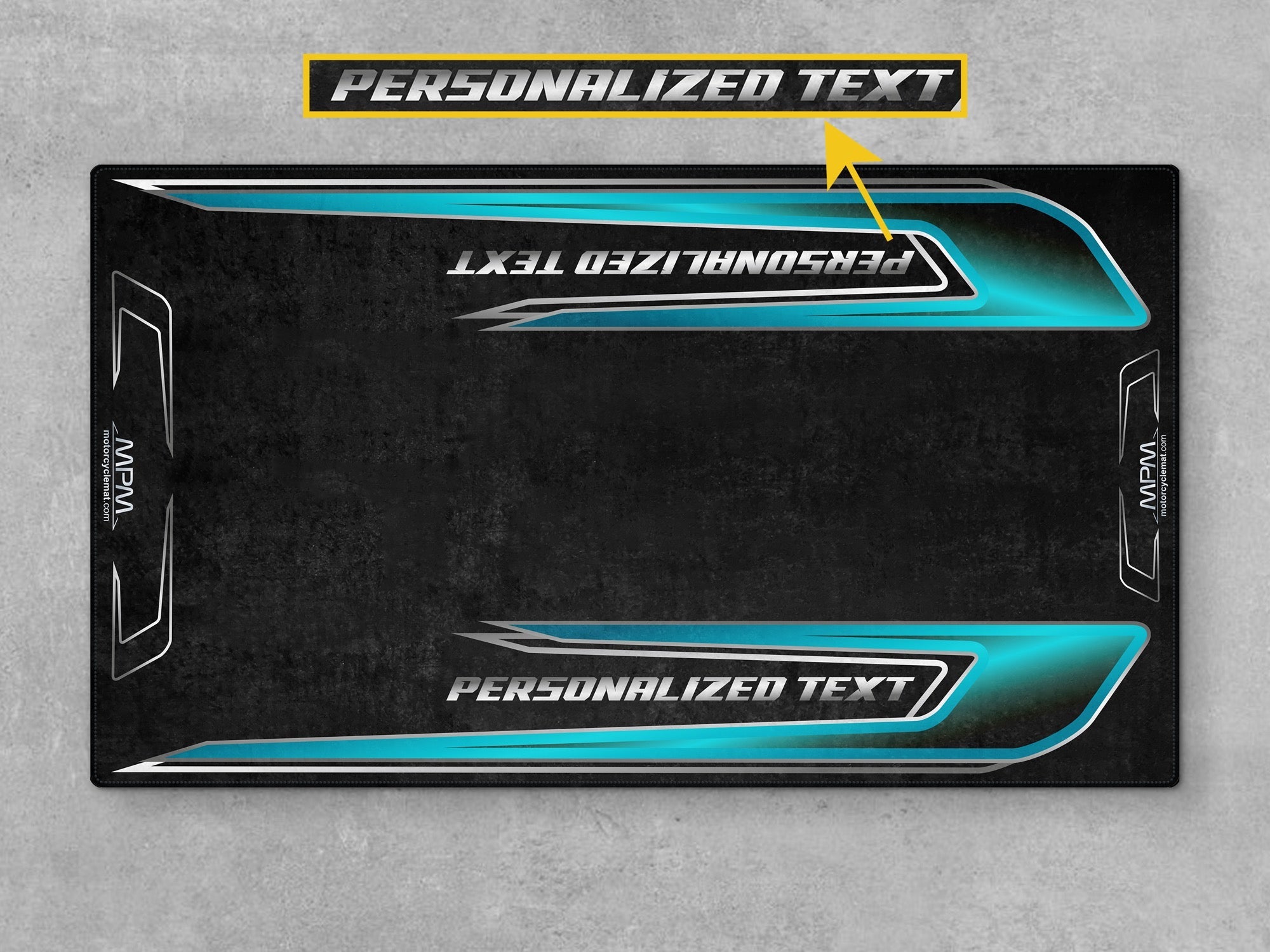 MPM Motorcycle Mat for Trike Motorcycle "Your Road Your Reasons" - MM4319