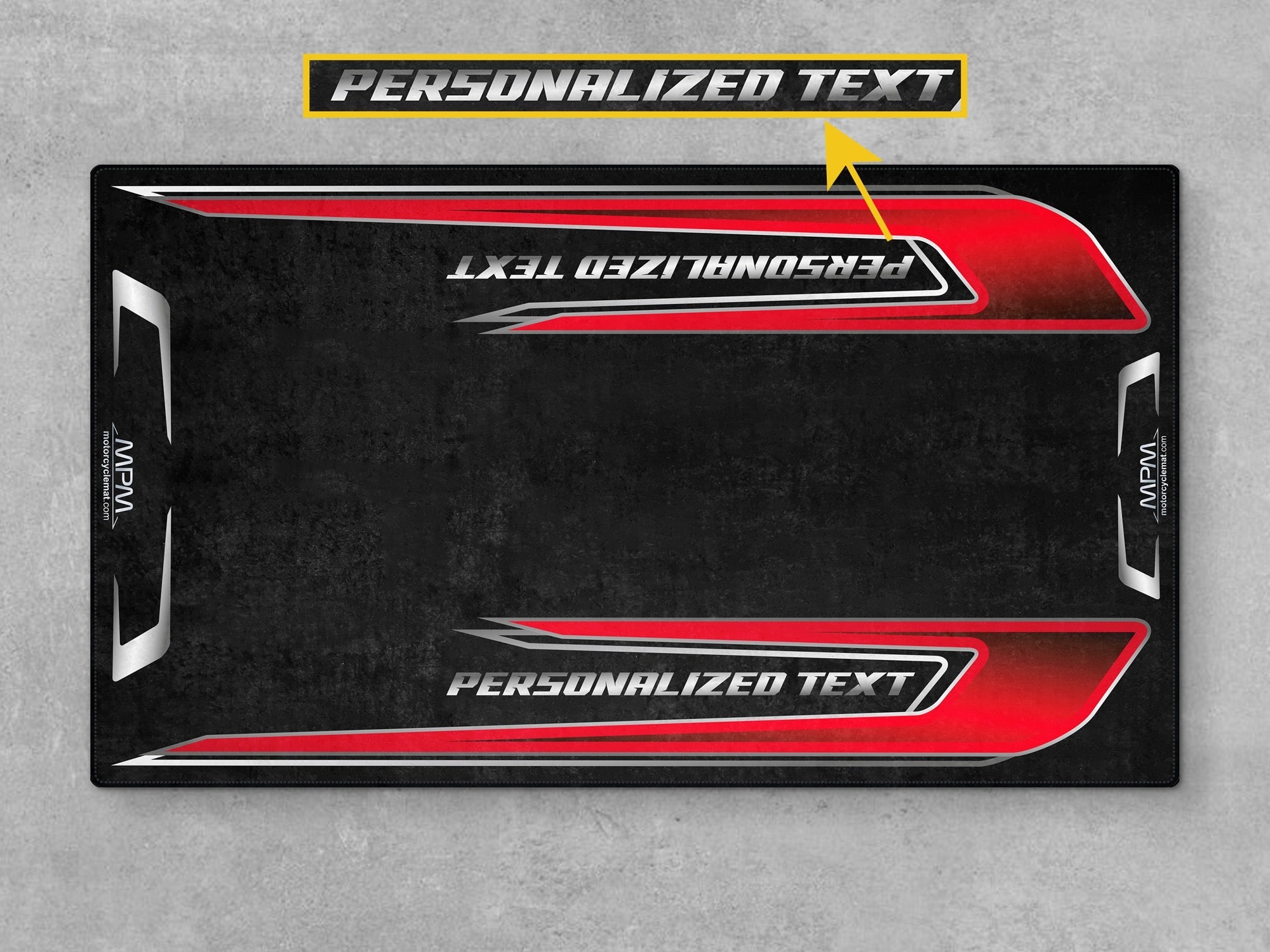 MPM Motorcycle Mat for Trike Motorcycle "Make The Street Your Own" - MM4320