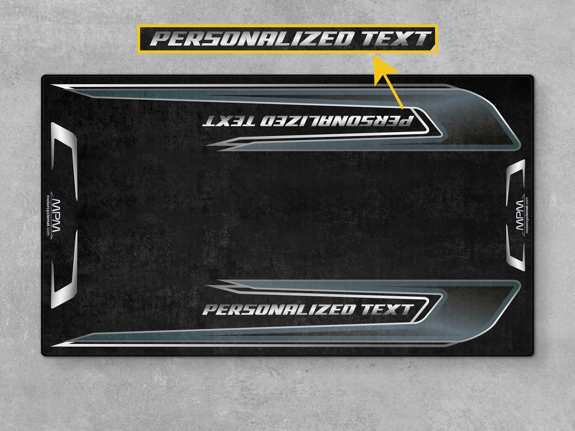 MPM Motorcycle Mat for Trike Motorcycle "Make The Street Your Own" - MM4320