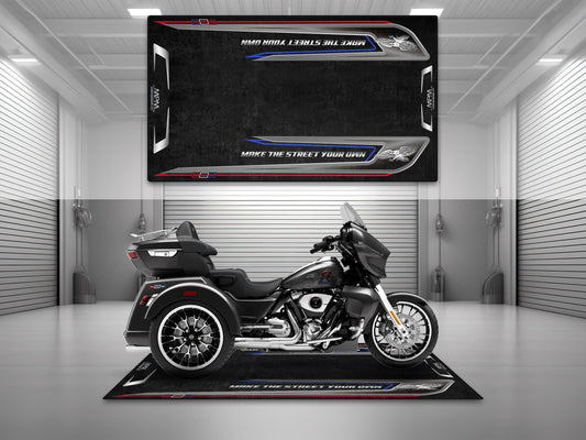 MPM Motorcycle Mat for Trike Motorcycle "Make The Street Your Own" - MM4320