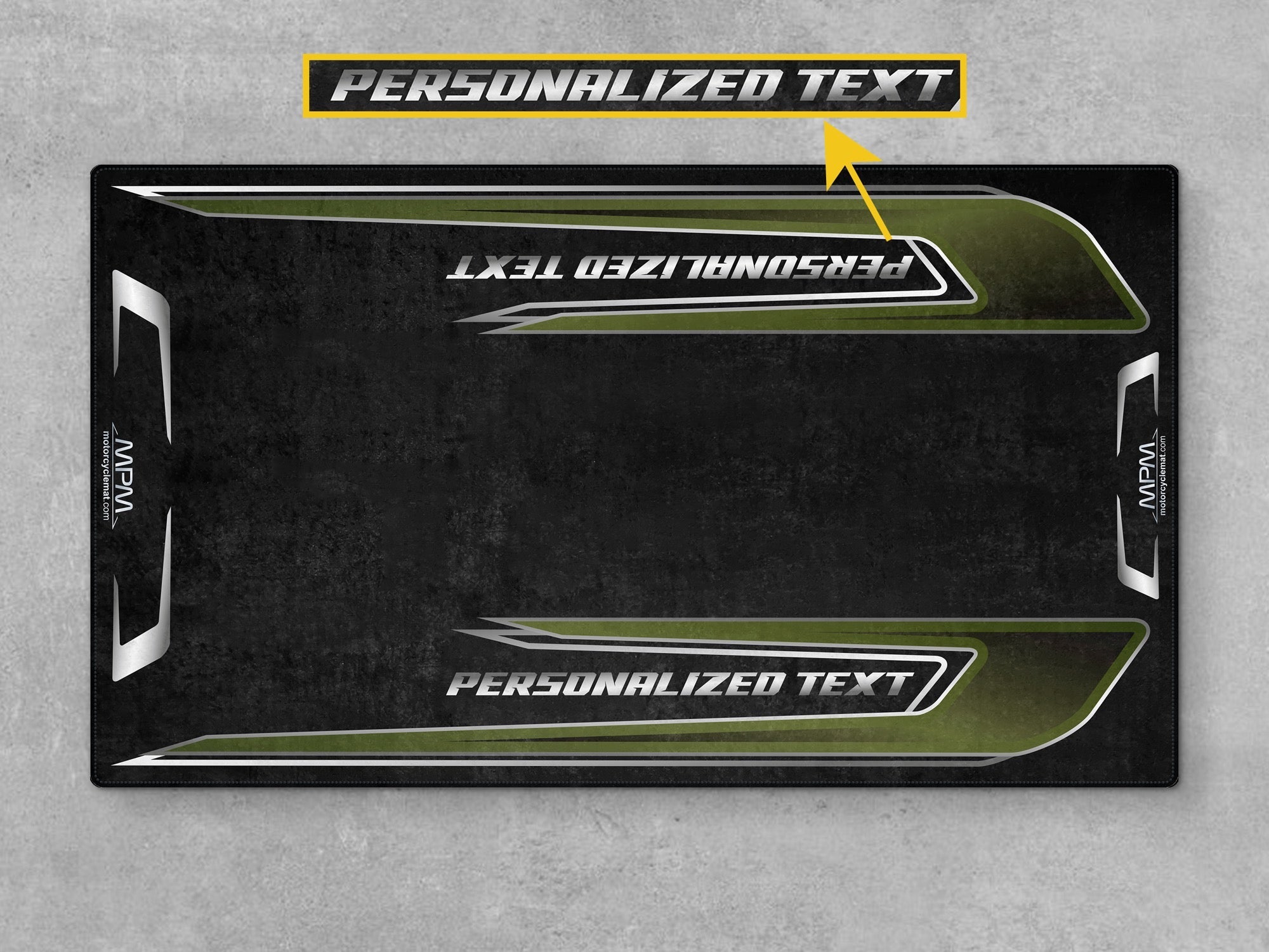 MPM Motorcycle Mat for Trike Motorcycle "Make The Street Your Own" - MM4320