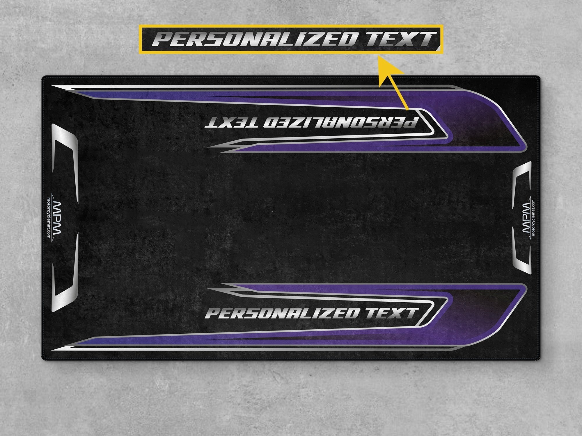 MPM Motorcycle Mat for Trike Motorcycle "Make The Street Your Own" - MM4320