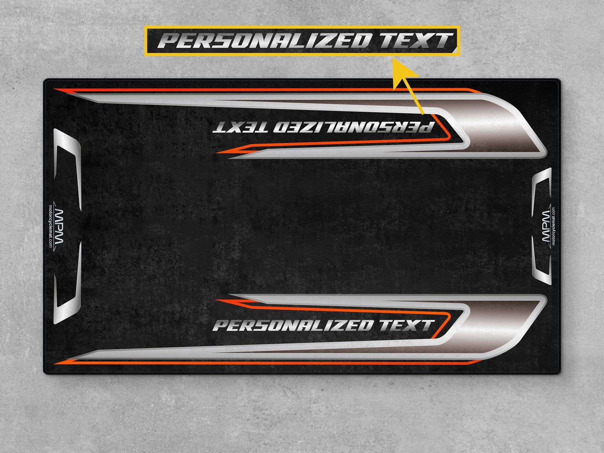 MPM Motorcycle Mat for Trike Motorcycle "Make The Street Your Own" - MM4320