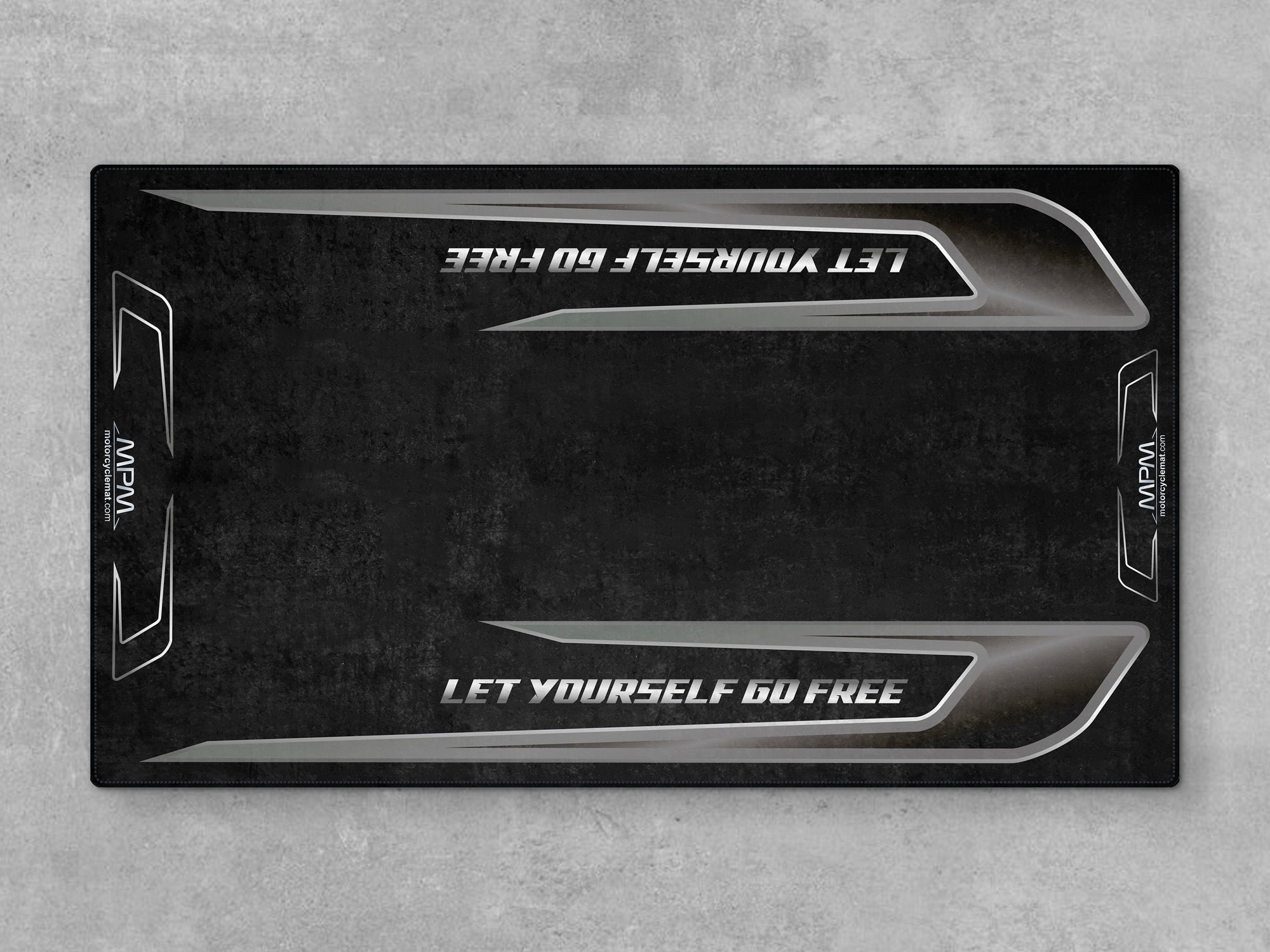MPM Motorcycle Mat for Trike Motorcycle "Let Yourself Go Free" - MM4322