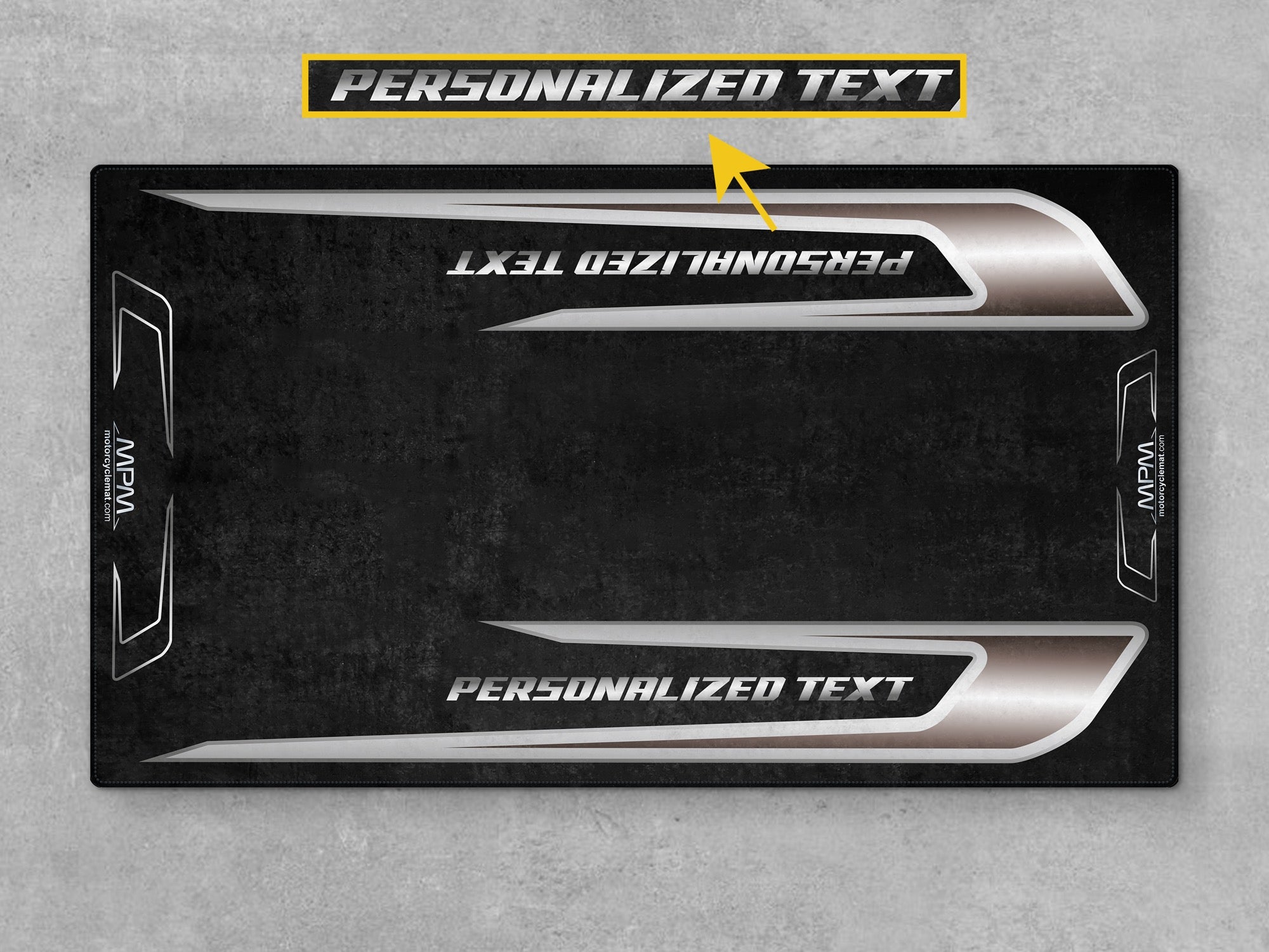 MPM Motorcycle Mat for Trike Motorcycle "Let Yourself Go Free" - MM4322