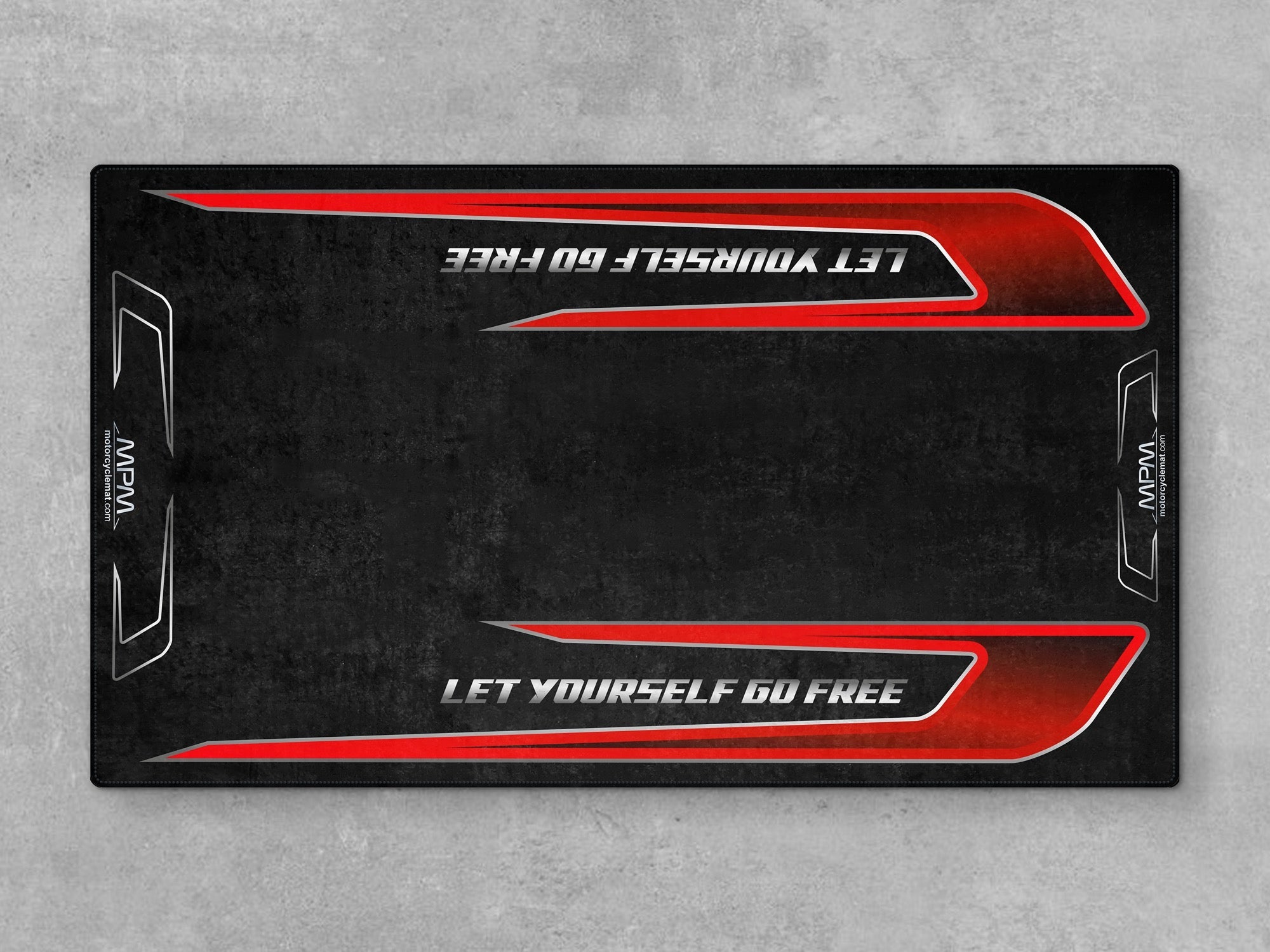 MPM Motorcycle Mat for Trike Motorcycle "Let Yourself Go Free" - MM4322