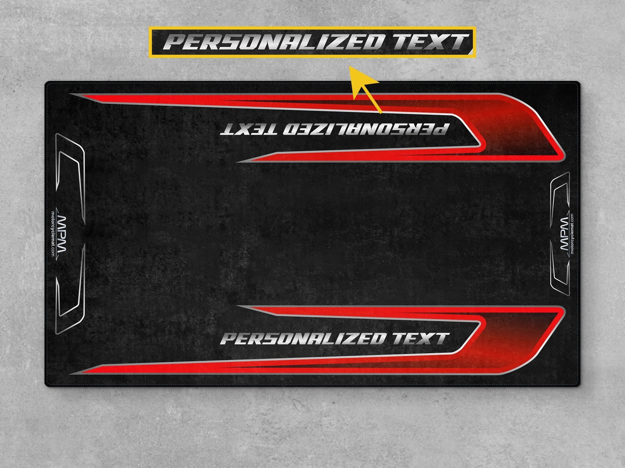 MPM Motorcycle Mat for Trike Motorcycle "Let Yourself Go Free" - MM4322