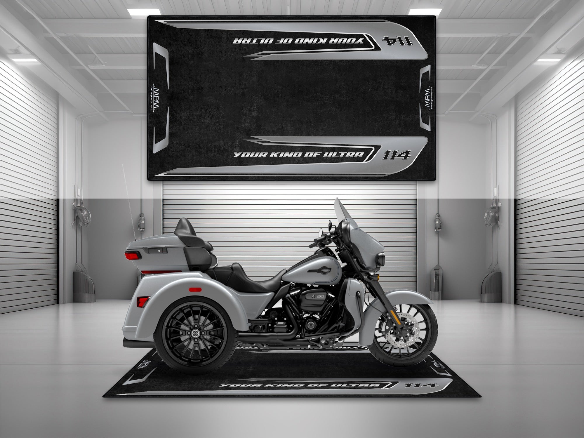 MPM Motorcycle Mat for Trike Motorcycle "Your Kind Of Ultra" - MM4323