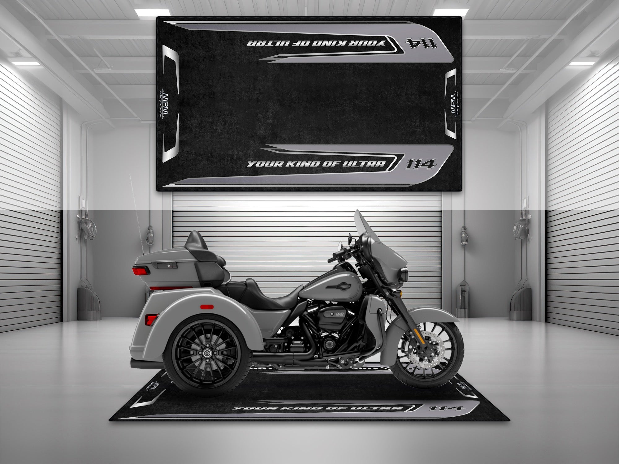 MPM Motorcycle Mat for Trike Motorcycle "Your Kind Of Ultra" - MM4323