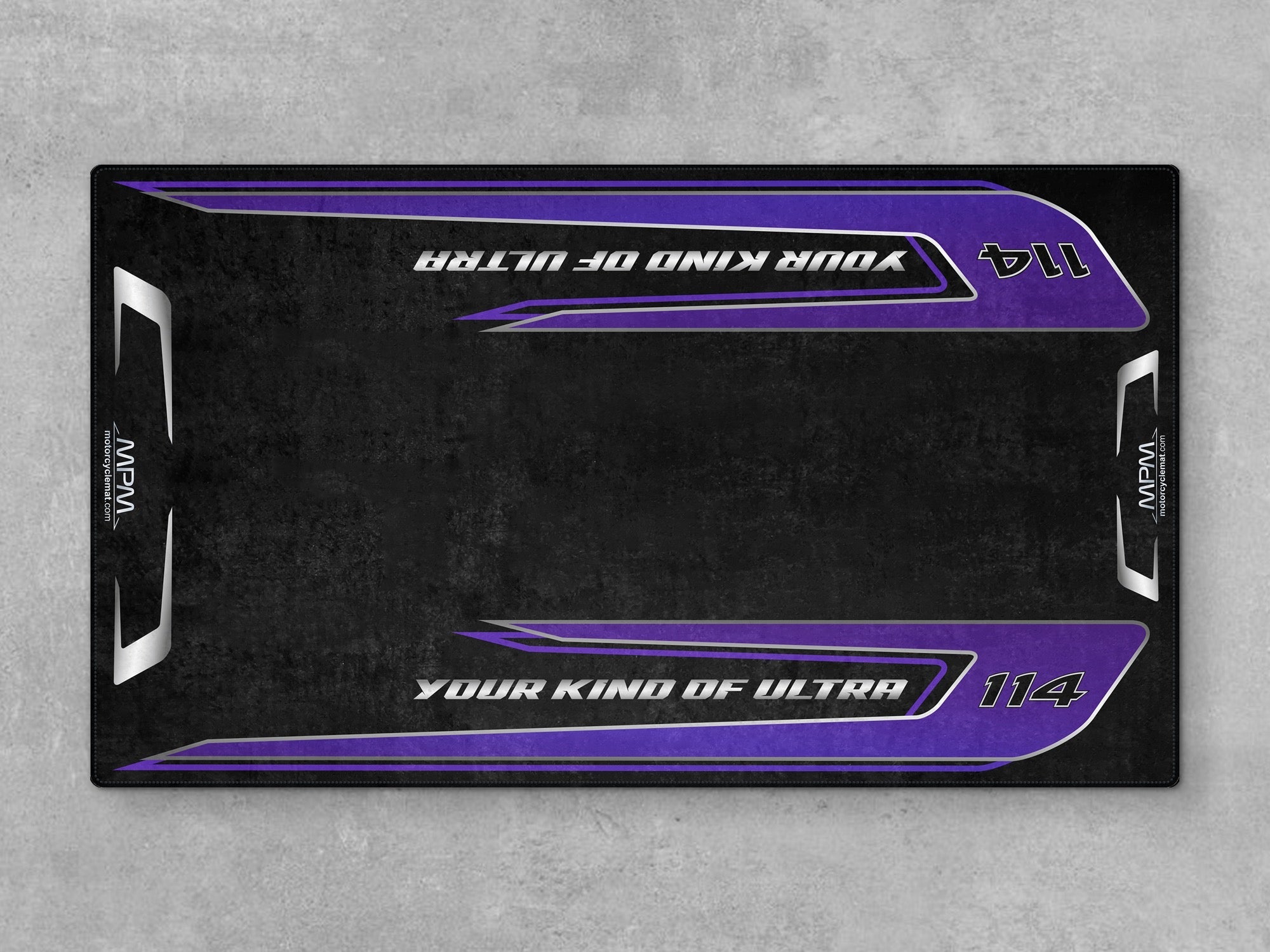 MPM Motorcycle Mat for Trike Motorcycle "Your Kind Of Ultra" - MM4323