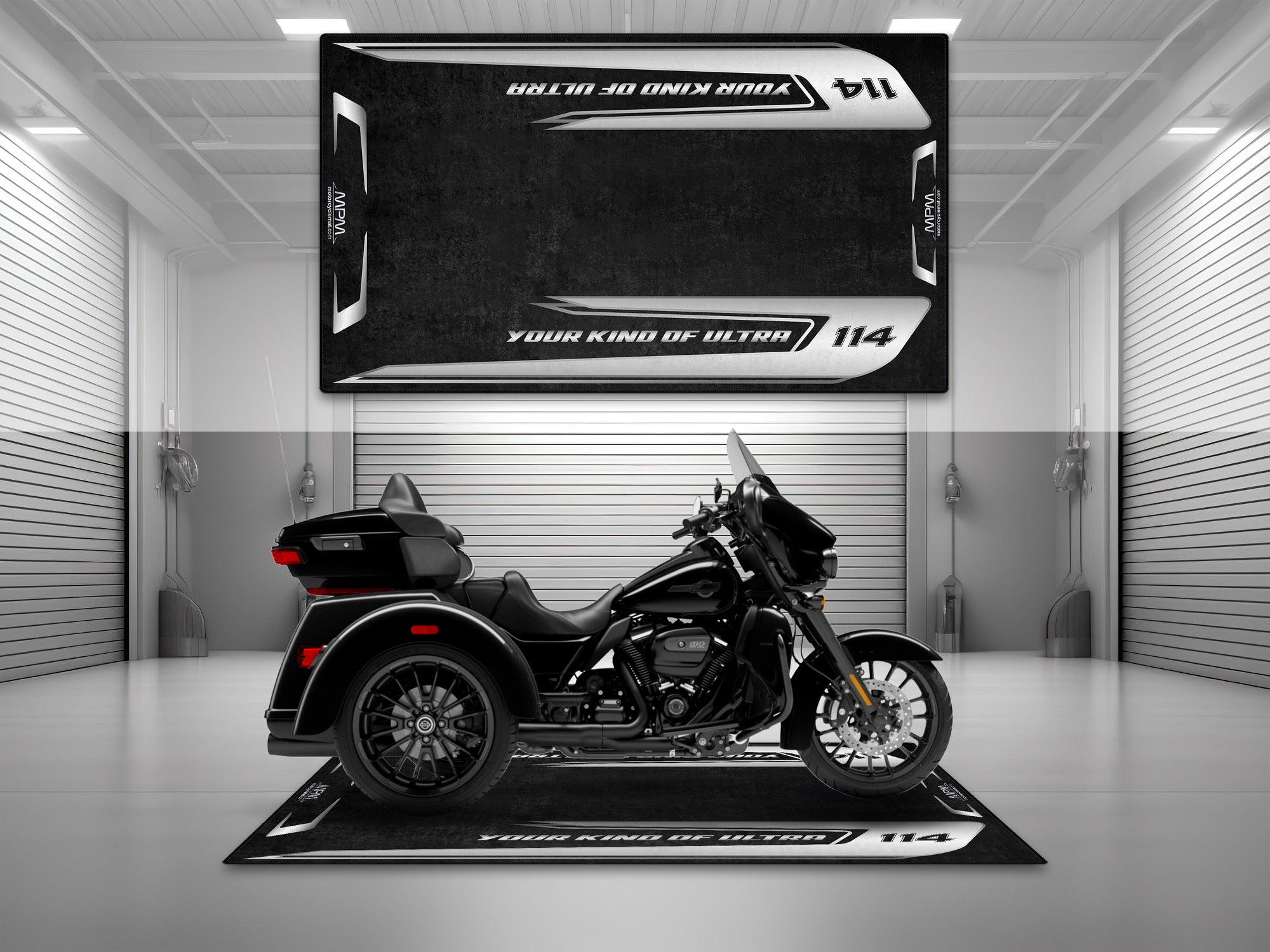 MPM Motorcycle Mat for Trike Motorcycle "Your Kind Of Ultra" - MM4323
