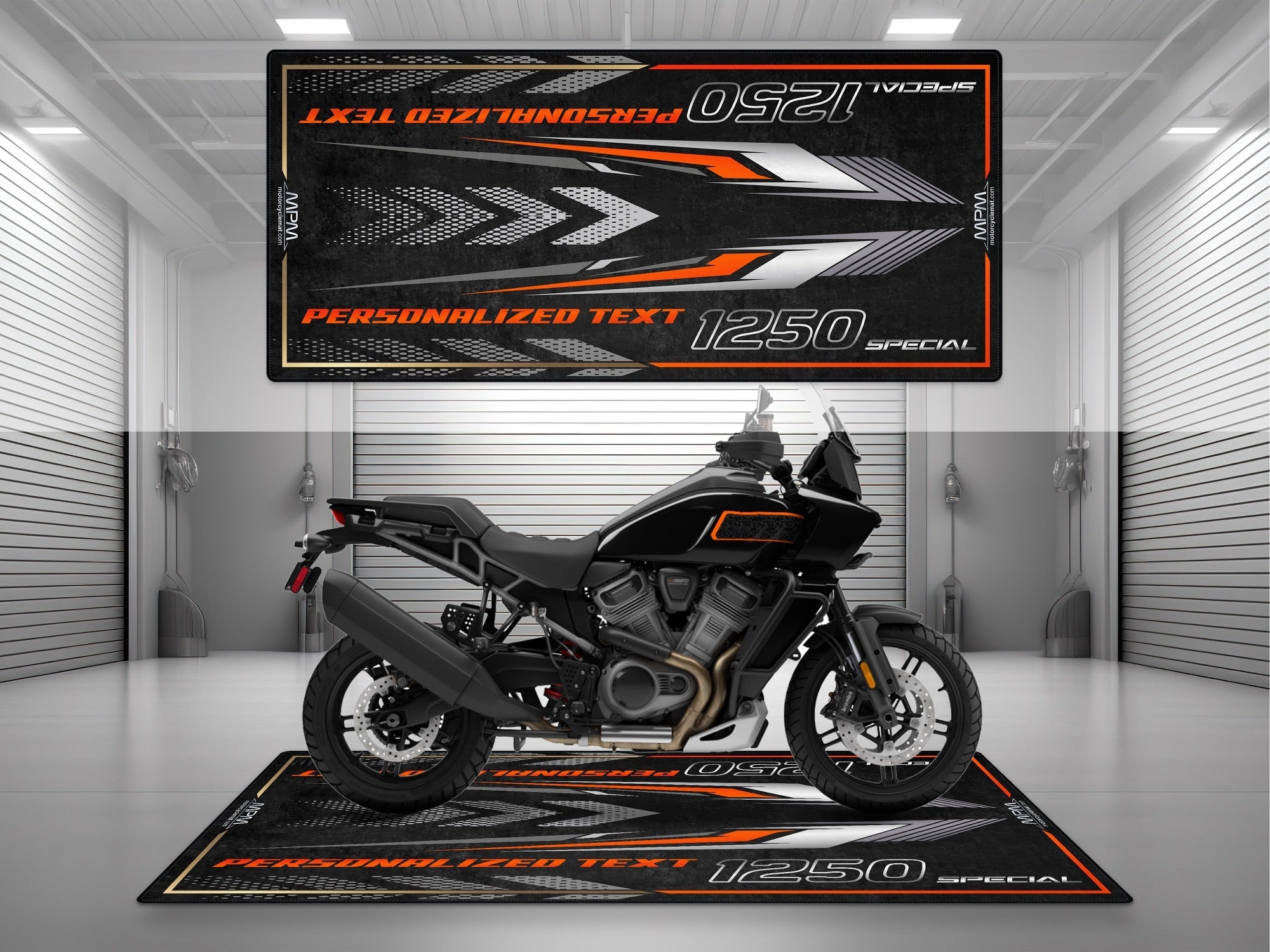 MPM Motorcycle Mat for Adventure Motorcycle "Ride Beyond What You Know" - MM4324