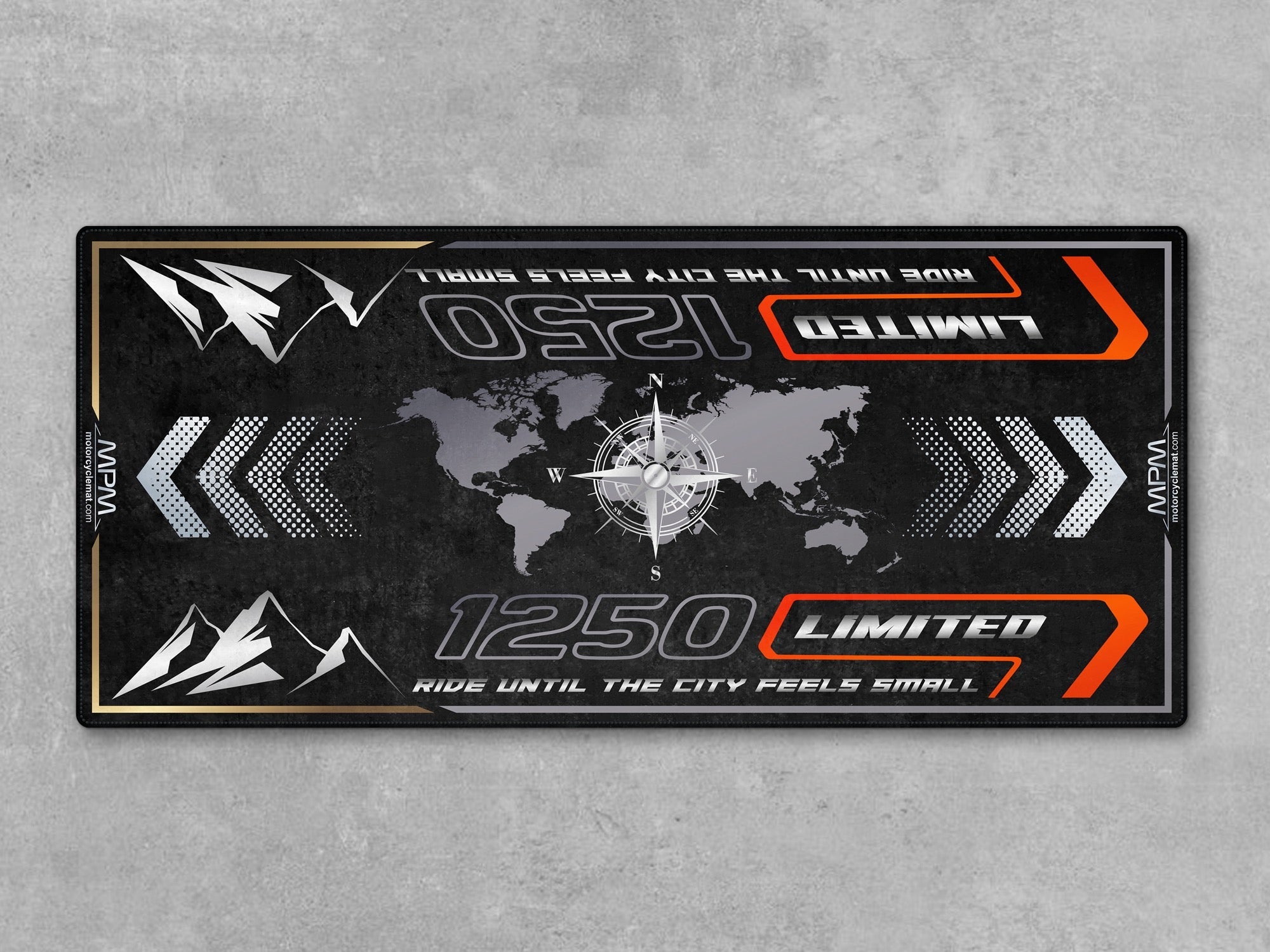 MPM Motorcycle Mat for Adventure Motorcycle "1250 Limited" - MM4326