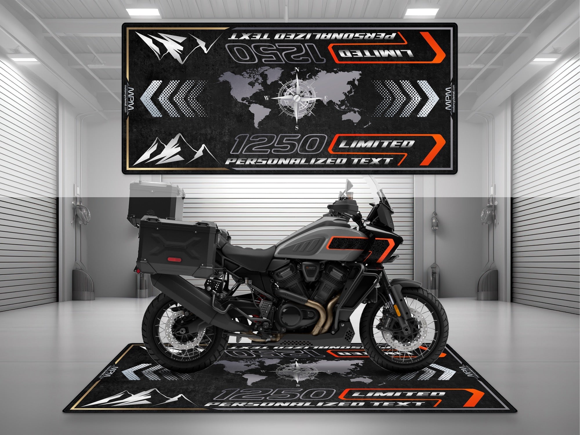 MPM Motorcycle Mat for Adventure Motorcycle "1250 Limited" - MM4326