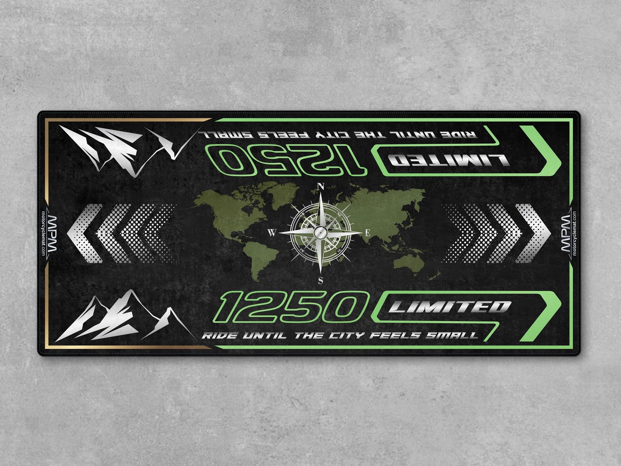 MPM Motorcycle Mat for Adventure Motorcycle "1250 Limited" - MM4326