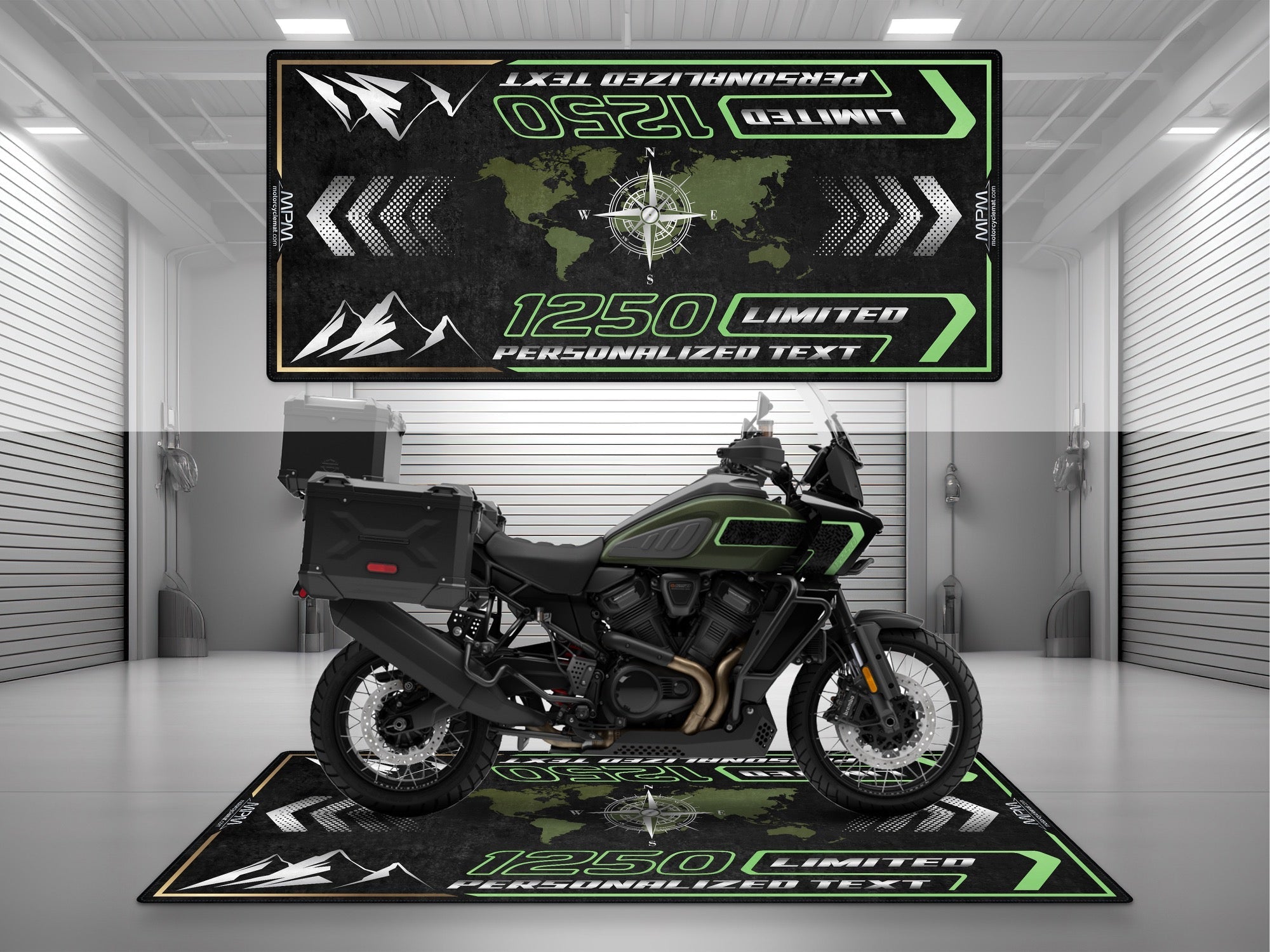 MPM Motorcycle Mat for Adventure Motorcycle "1250 Limited" - MM4326