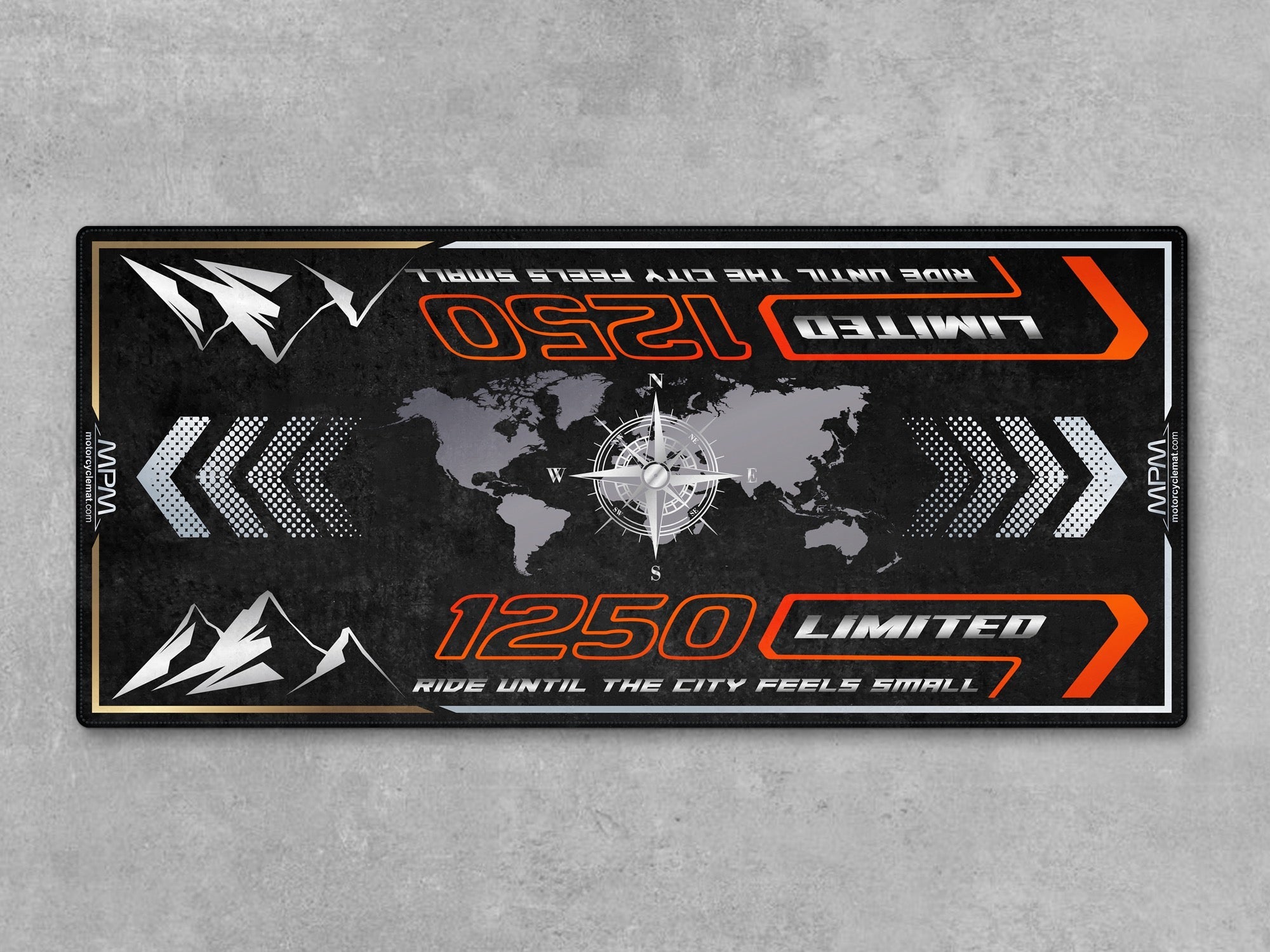 MPM Motorcycle Mat for Adventure Motorcycle "1250 Limited" - MM4326