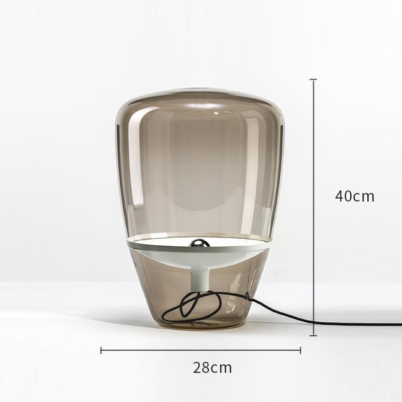 Modern Art Deco Living Room Table Lamp Glass Table Lamps for Living Room Home Deco Indoor Bedside Lamp Decorative Table Lamp Cute Study Lamps for Bedroom Décor