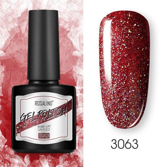 Modern Womens Glossy Colorful 8ml Nail Gel Polish Permanent UV LED  High Quality Crystal Effect Design