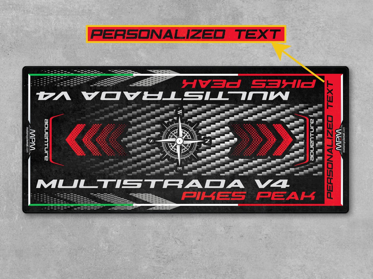 MPM Motorcycle Mat for Ducati Multistrada V4 Pikes Peak - MM4113