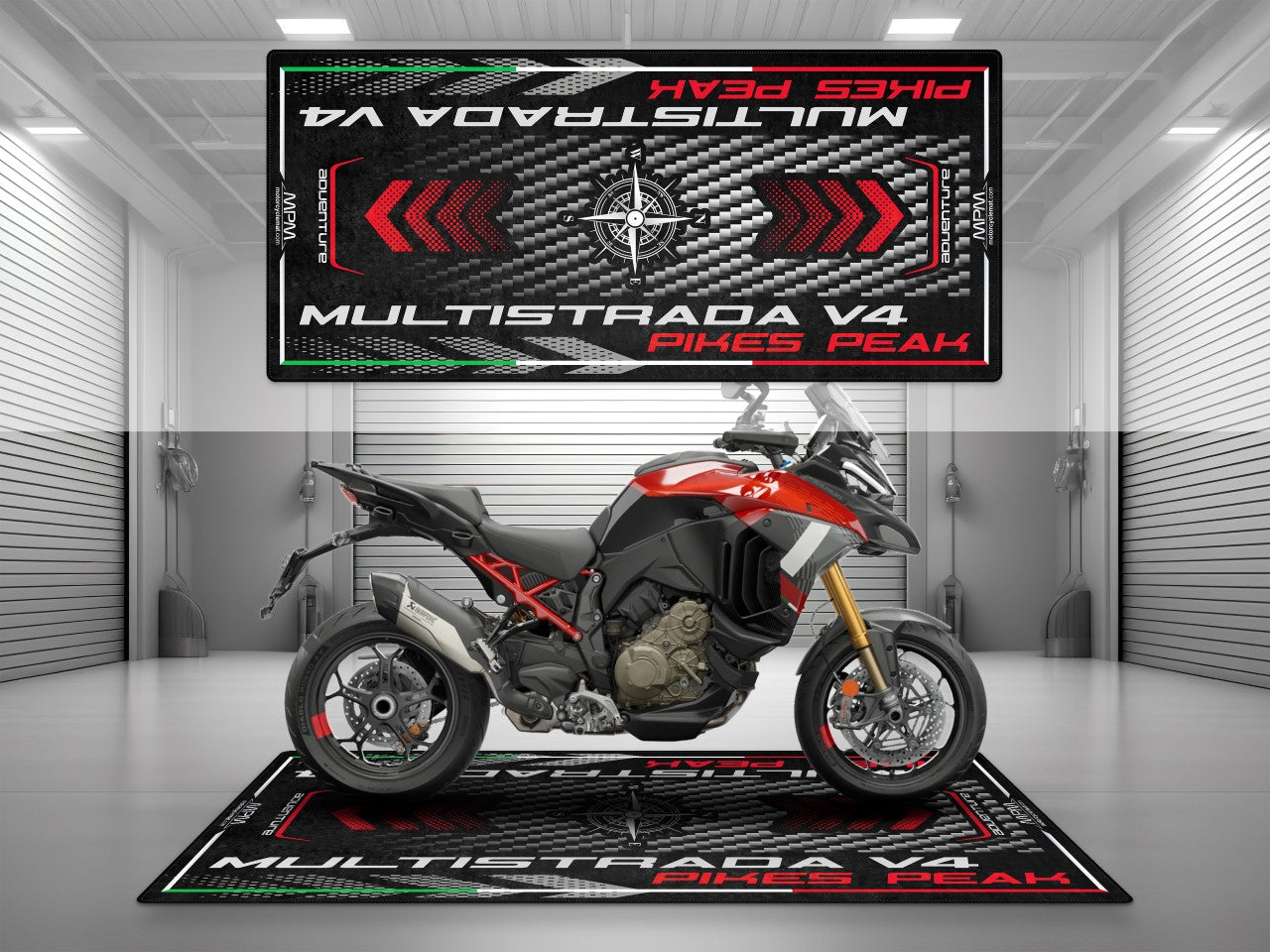 MPM Motorcycle Mat for Ducati Multistrada V4 Pikes Peak - MM4113