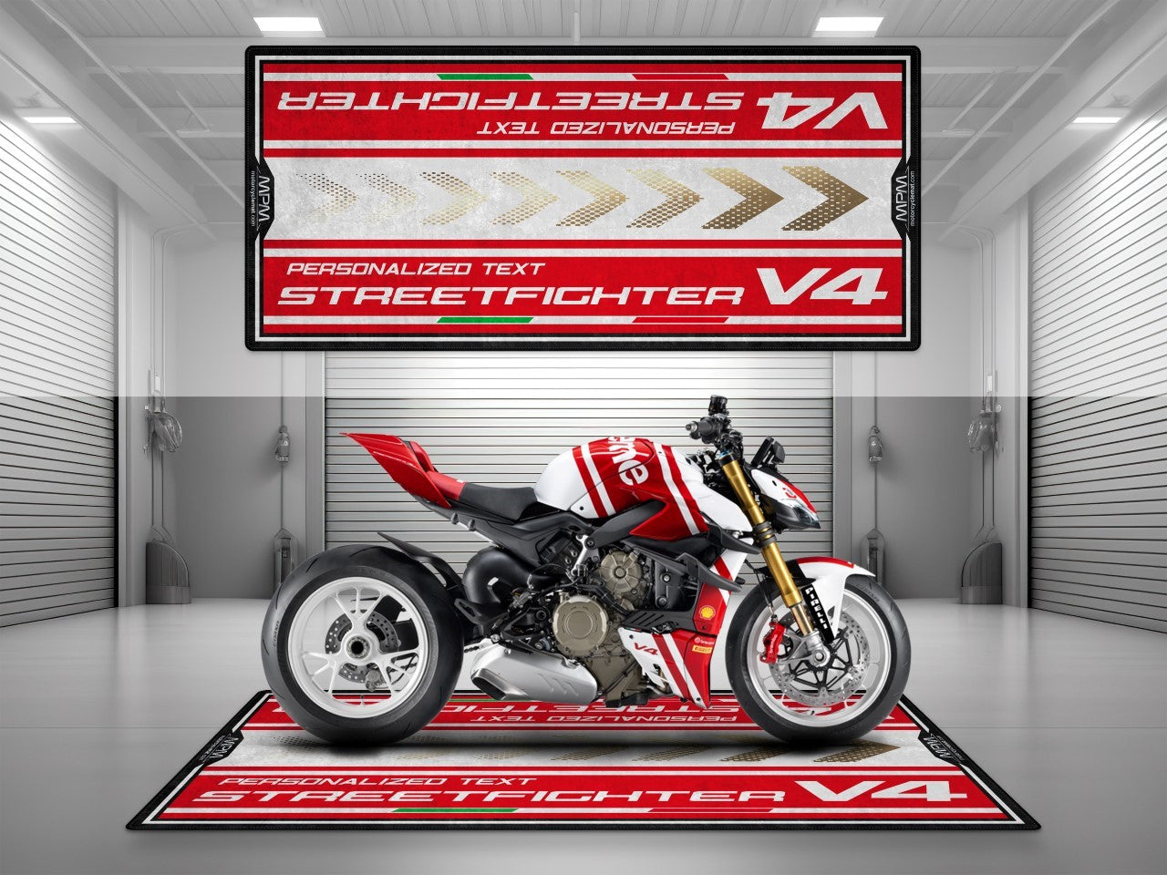 MPM Motorcycle Mat for Ducati Streetfighter V4 Supreme - MM4116