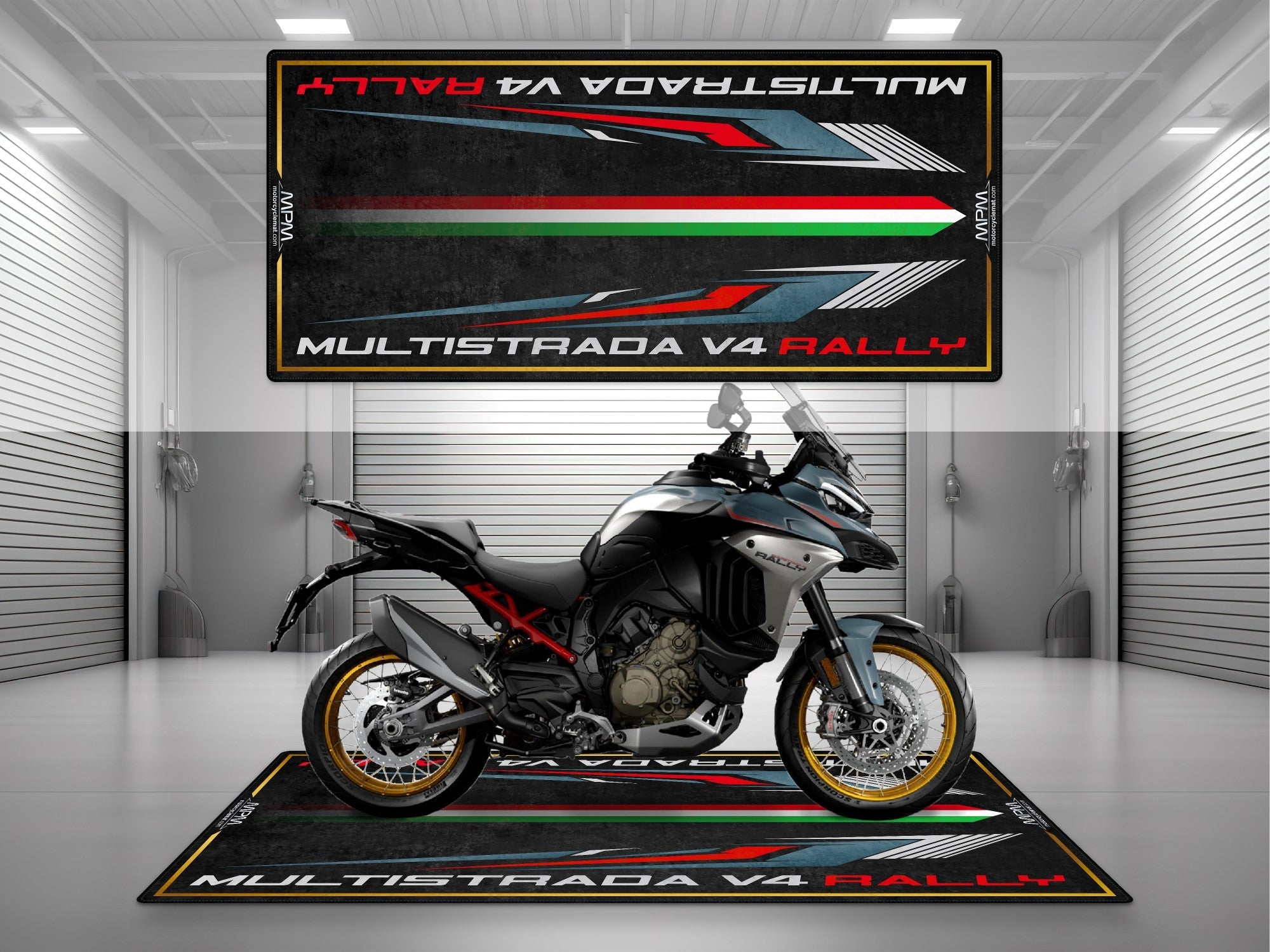 MPM Motorcycle Mat for Ducati Multistrada V4 Rally - MM4111