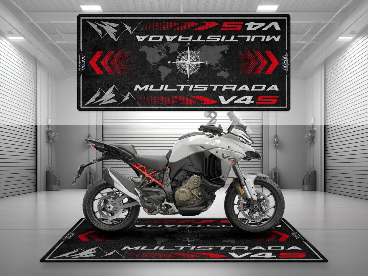 MPM Motorcycle Mat for Ducati Multistrada V4 S - MM4110