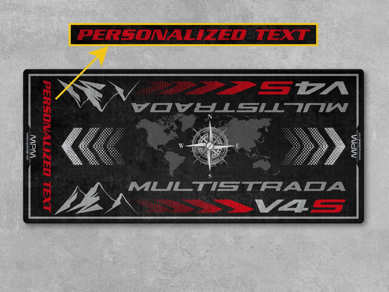 MPM Motorcycle Mat for Ducati Multistrada V4 S - MM4110