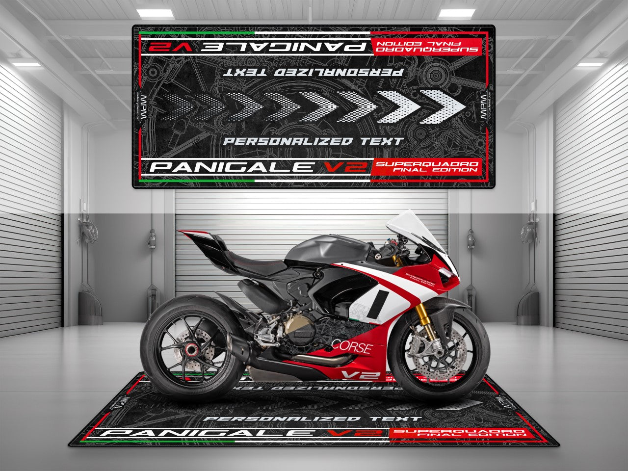 MPM Motorcycle Mat for Ducati Panigale V2 Superquadro Final Edition - MM4108