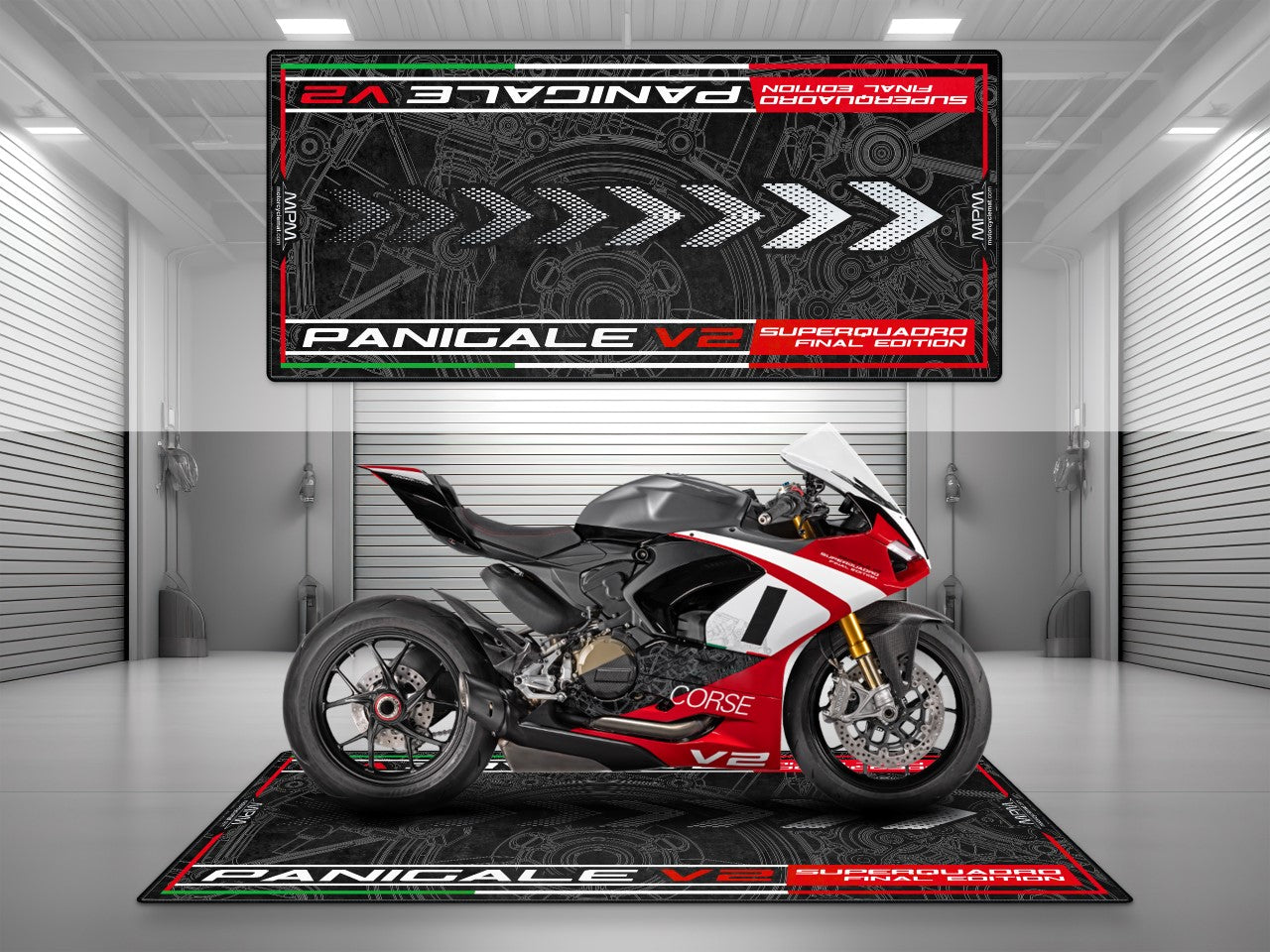 MPM Motorcycle Mat for Ducati Panigale V2 Superquadro Final Edition - MM4108