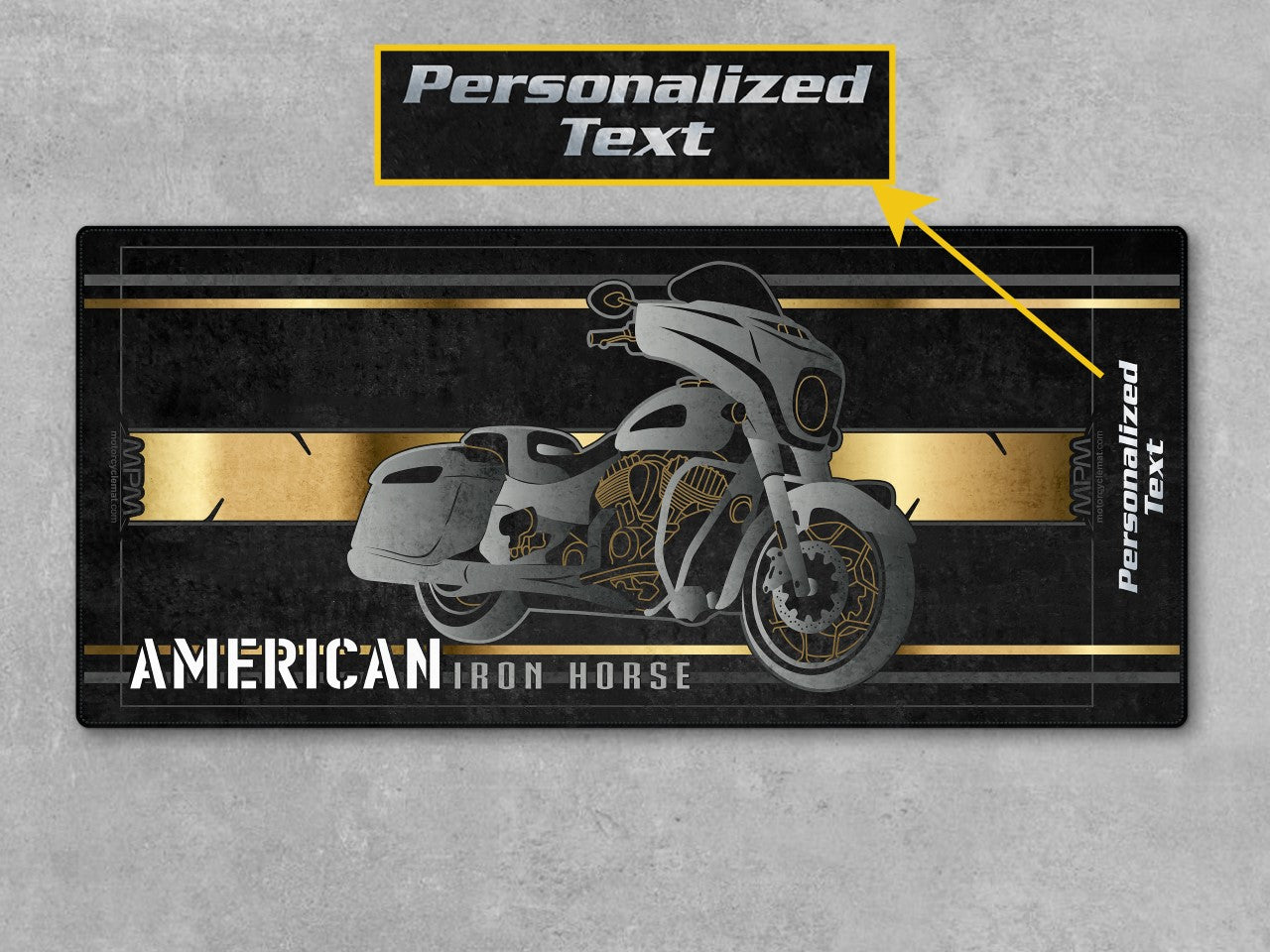 MPM Motorcycle Mat for Indian Chieftain - U302