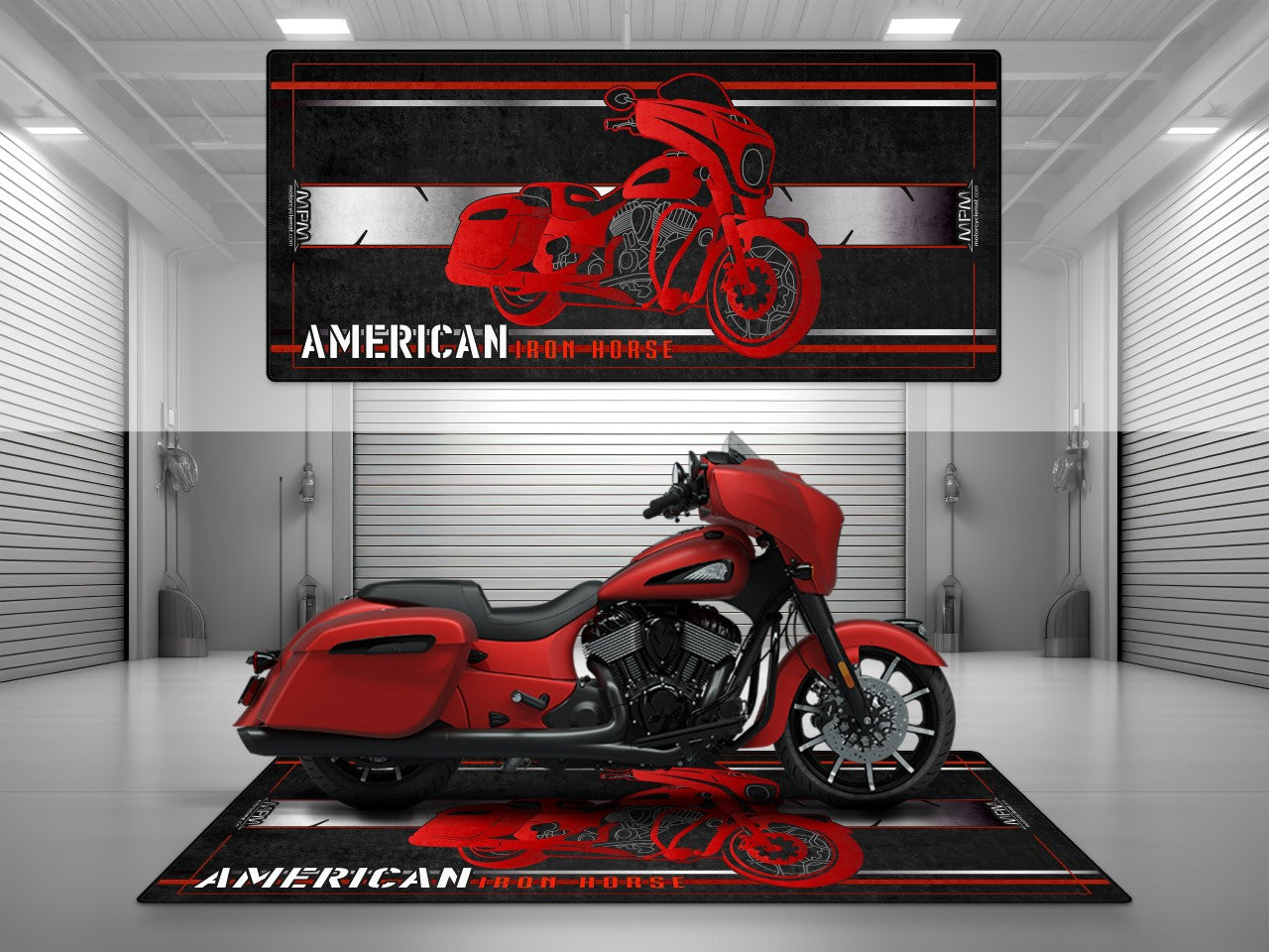 MPM Motorcycle Mat for Indian Chieftain - U302