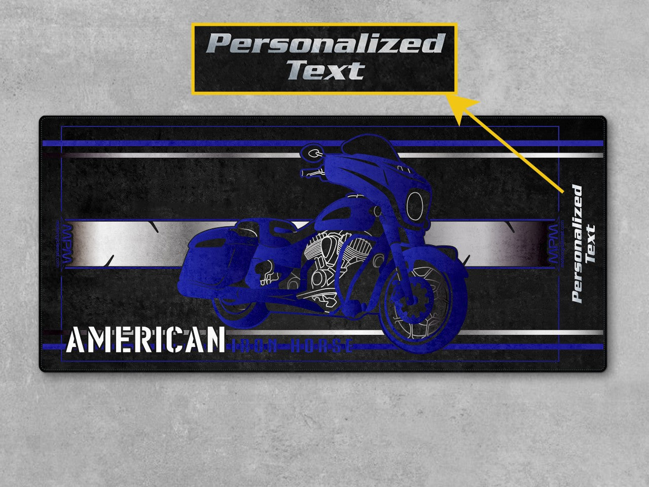 MPM Motorcycle Mat for Indian Chieftain - U302